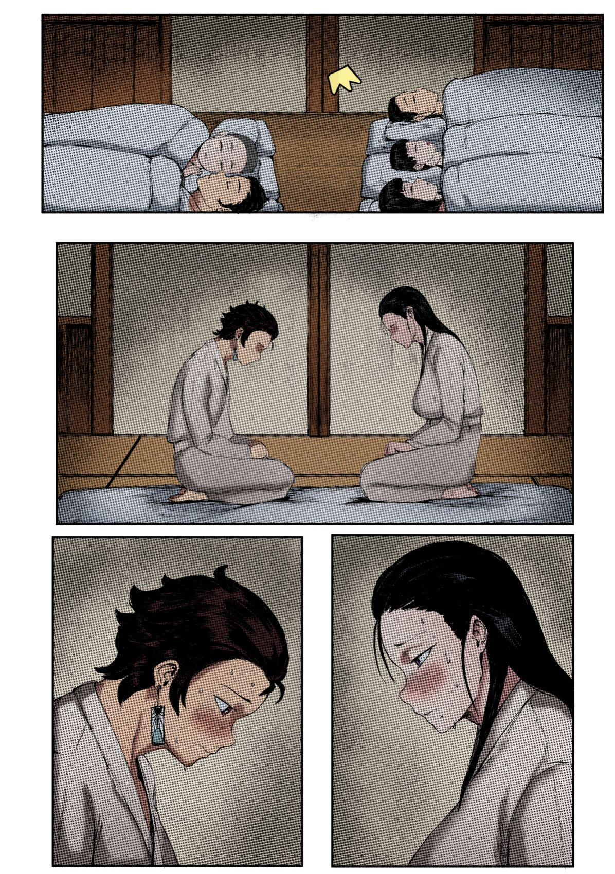 [Tobe] Haha to Watashi (ge) | Mother and I (Second Part) (Kimetsu no Yaiba) [Uncle Bane] (Colorized)