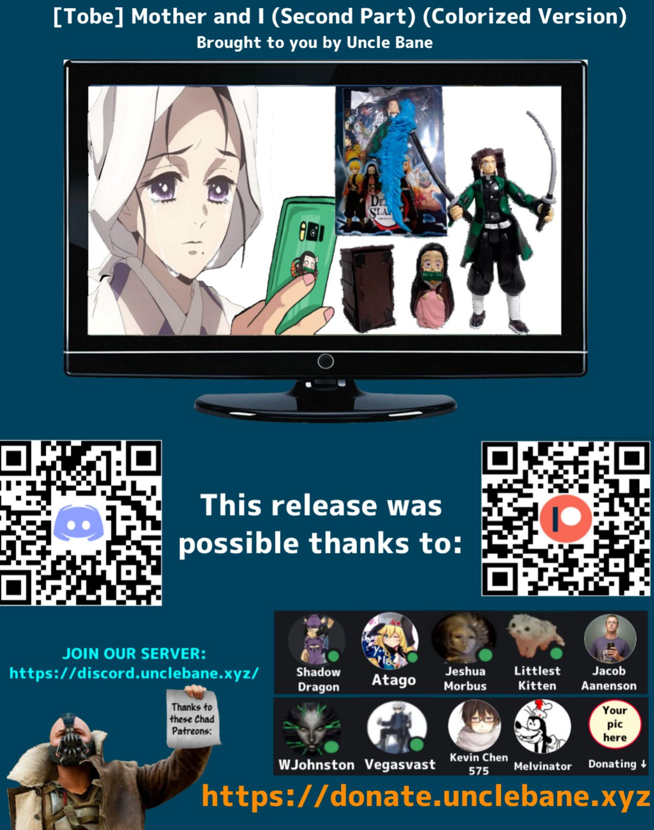 [Tobe] Haha to Watashi (ge) | Mother and I (Second Part) (Kimetsu no Yaiba) [Uncle Bane] (Colorized)