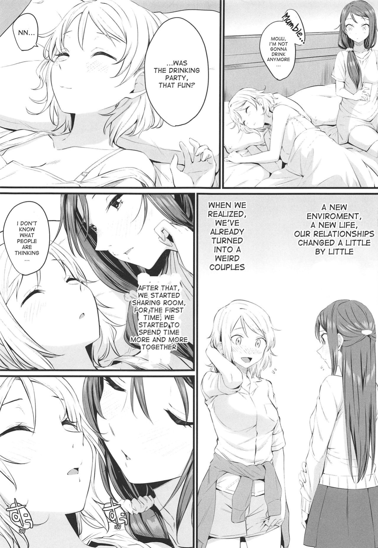 (Bokura no Love Live! 25) [Kitaku Jikan (Kitaku)] Yakimochi (A) Symmetry (Love Live! Sunshine!!) [KratzXD Translation]