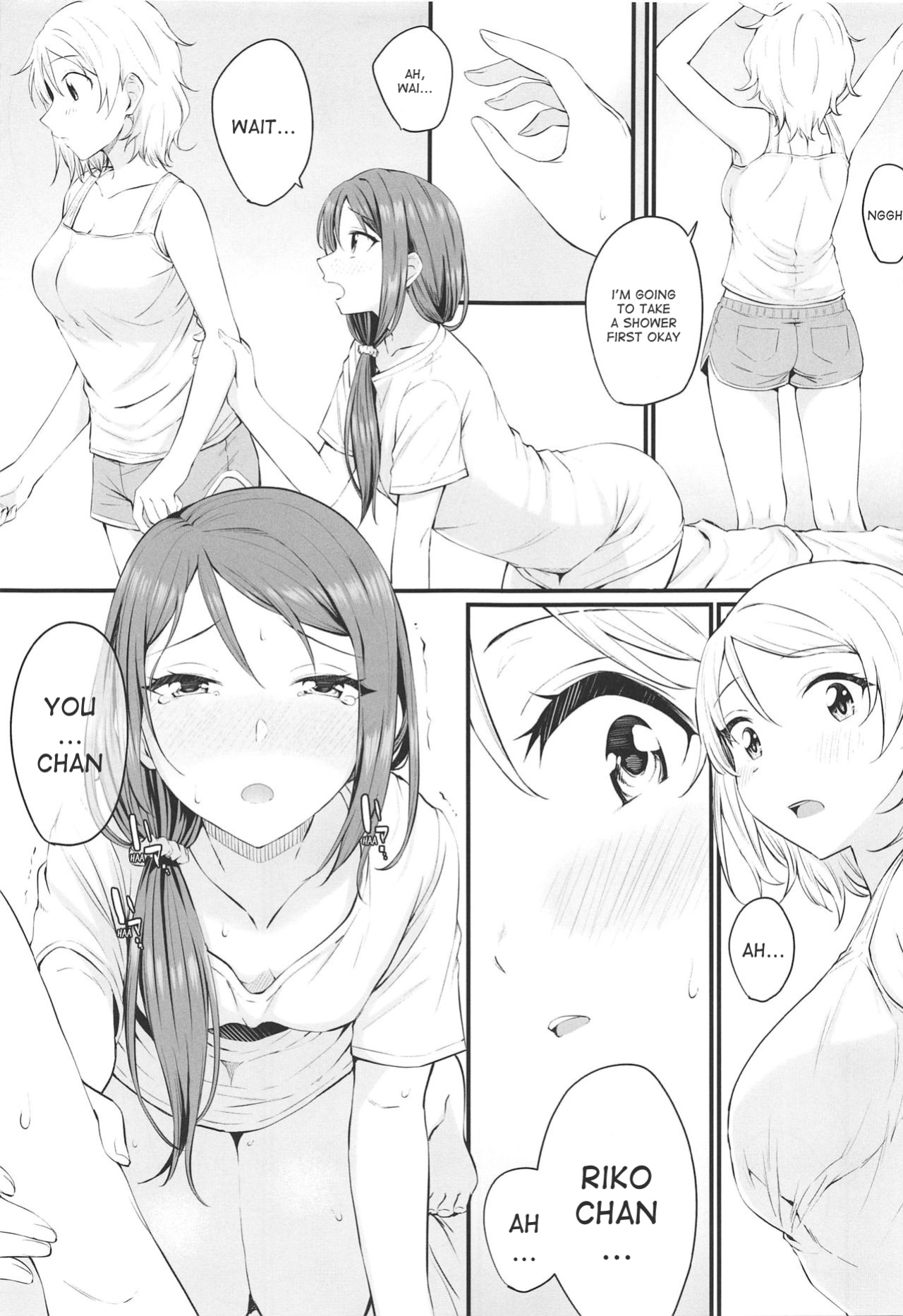 (Bokura no Love Live! 25) [Kitaku Jikan (Kitaku)] Yakimochi (A) Symmetry (Love Live! Sunshine!!) [KratzXD Translation]