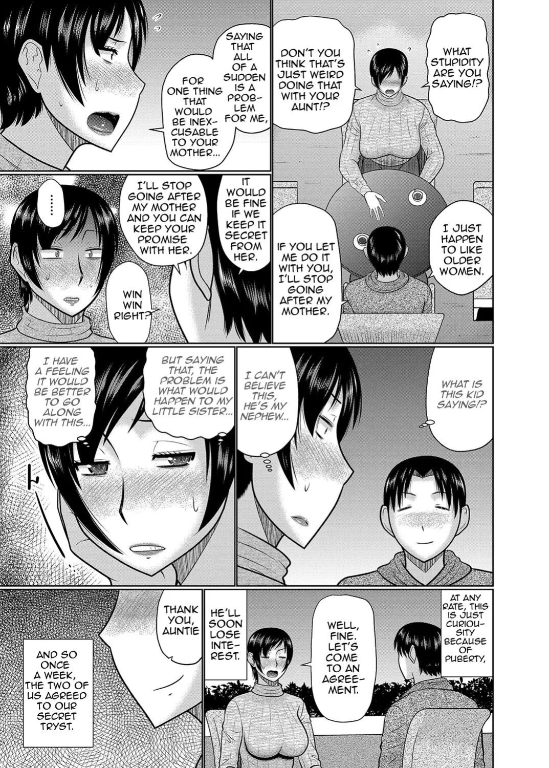 [Hatakeyama Tohya] Oba to Haha ga Ochiru Made | Until Aunt and Mother Are Mine (COMIC Magnum Vol. 129) [Amoskandy]