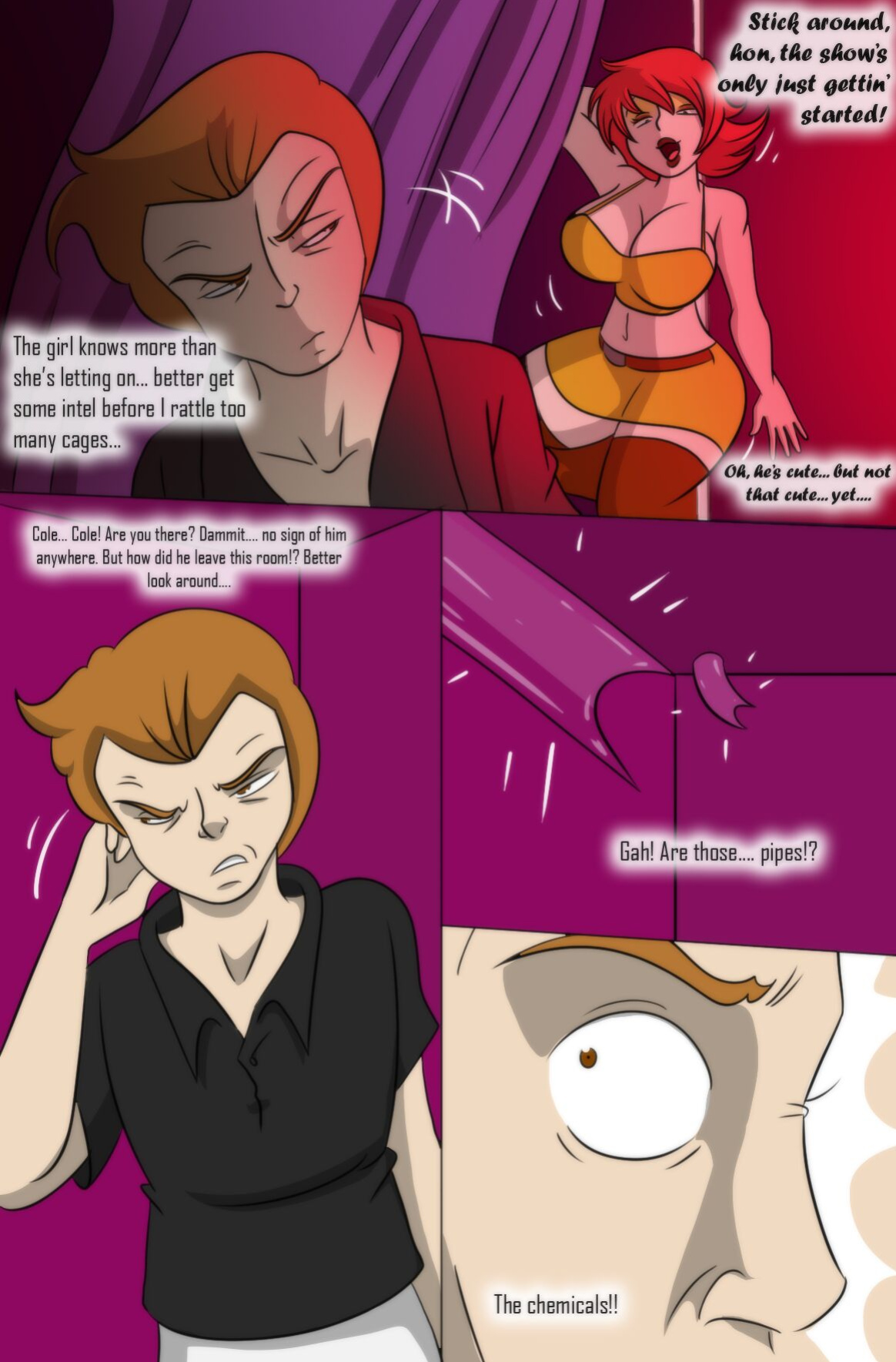 Changing at the Club