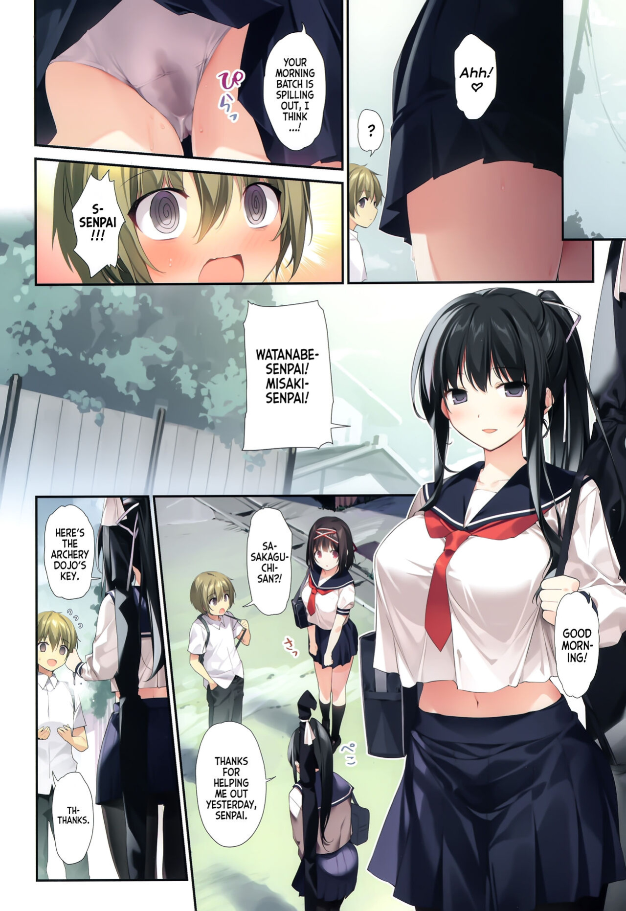 [KAROMIX (karory)] HAREM SUMMER -Seiso Bitch na Miko Senpai 2- [Team Rabu2]