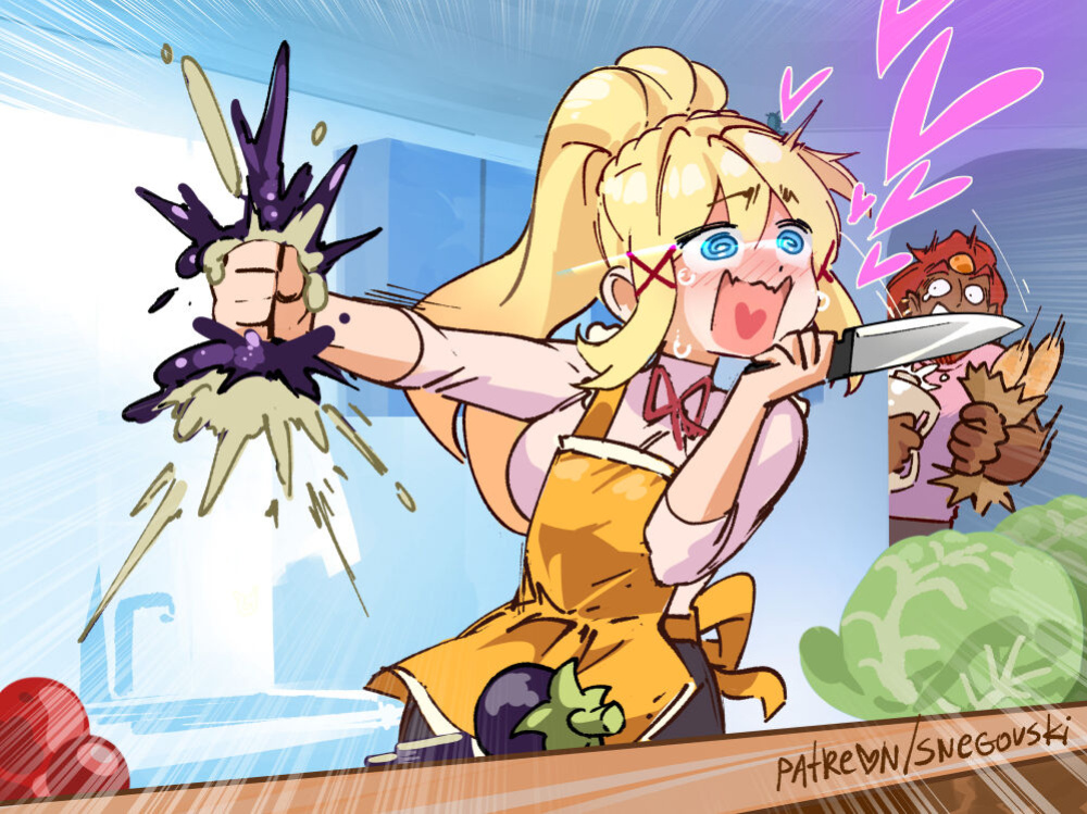 [Snegovski] Darkness the Veggie Slayer???? (Twilight Princess, KonoSuba)