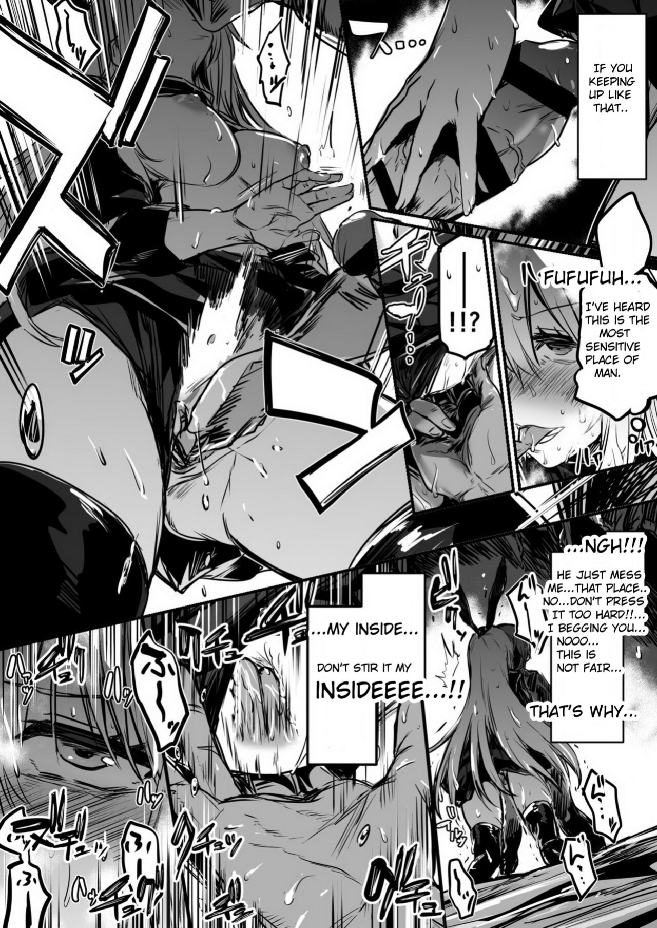 [Lefthand] Adventure-chan who got in heat while rescue a man on request in the dark pit mucus swamp[CT]