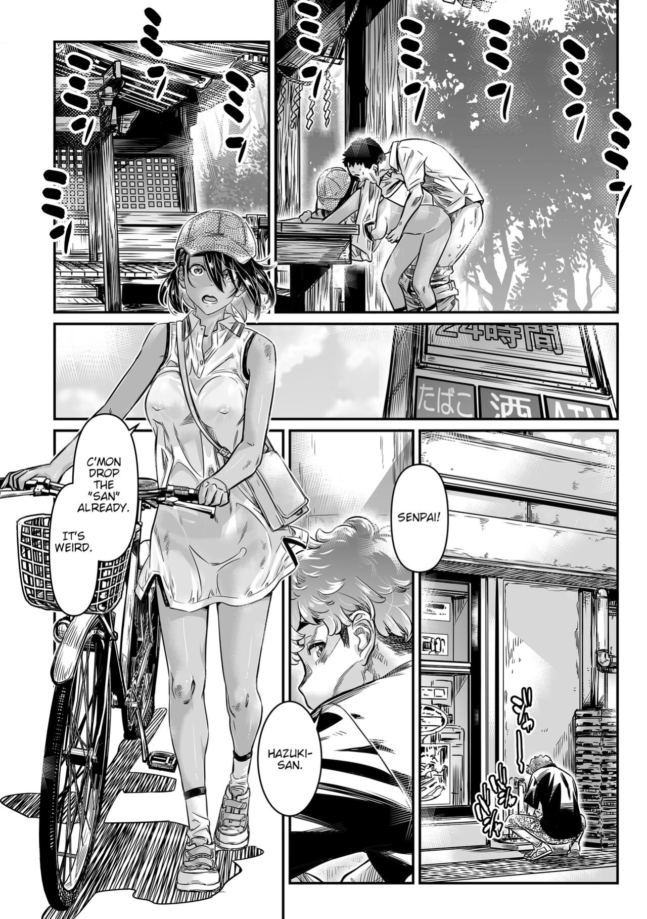 [Burning Shimai (MARUTA)] Hiyake no Bitch Shoujo wa, Doutei no Senpai o Yagai Sex ni Sasou [R_363]