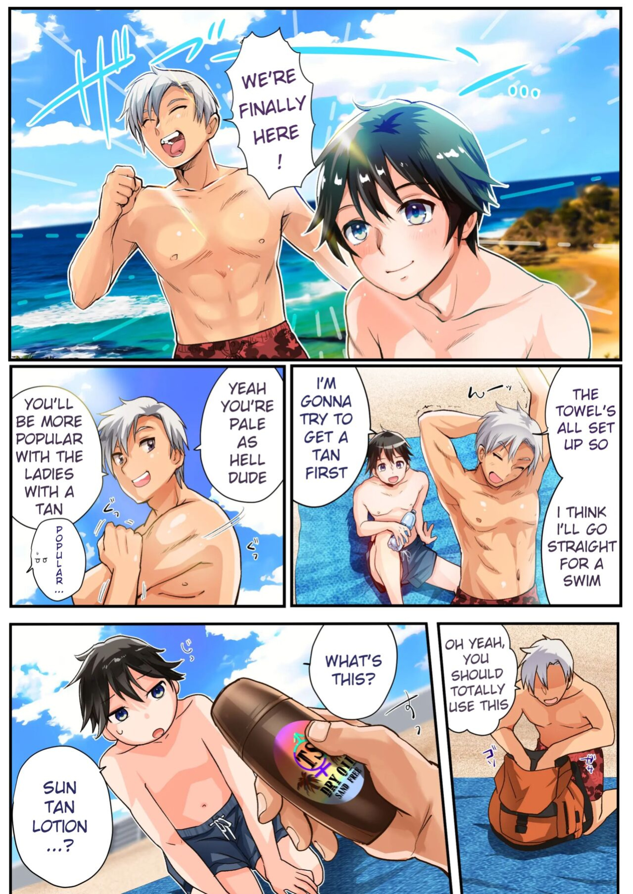 [Amuai Okashi Seisakusho (Hiiragi Popura, HNZM)] TS Gyaru-ka de Sex Beach!