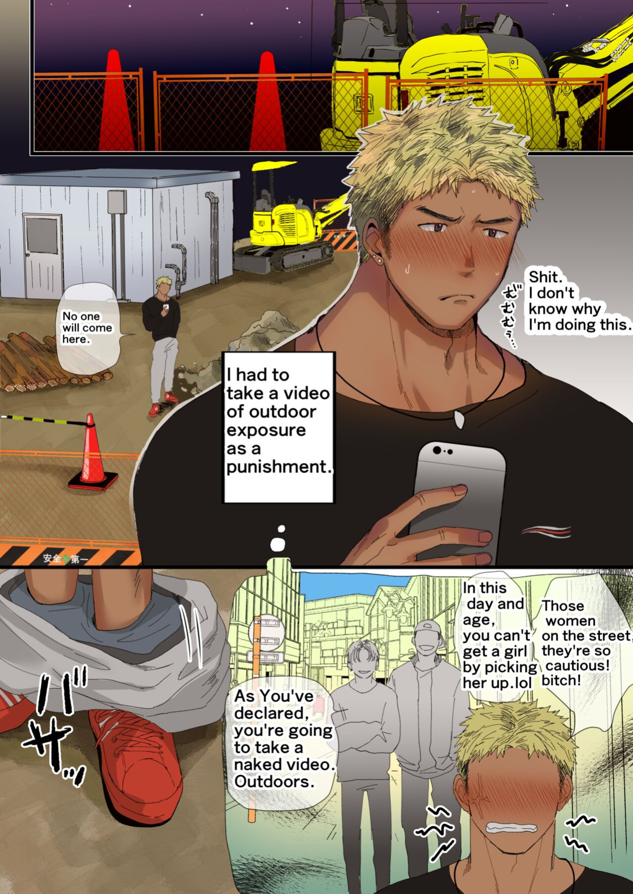 [Suikanotane (Hashikure Tarou)] An English Version Of An Orgy Manga About Blondes And Construction Workers