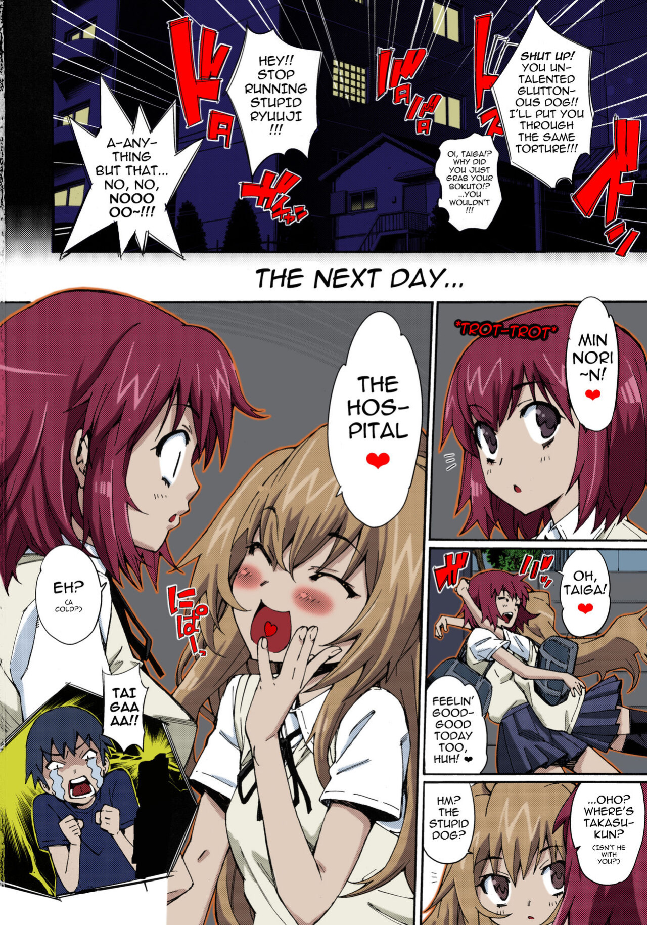 (C76) [Shibousuiteijikoku (Tehen)] Taiga no Jouzu na Shitsukekata (Toradora!) [Colorized]