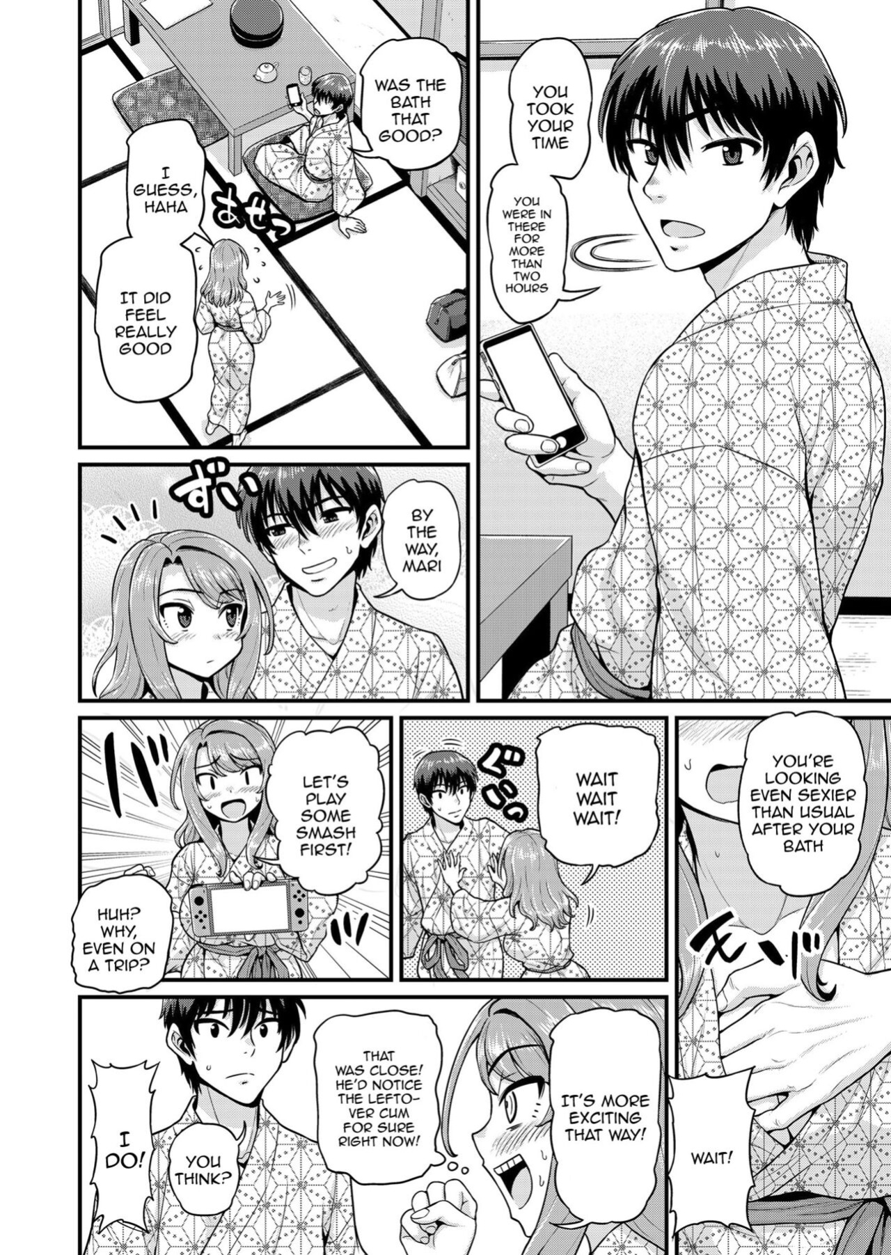 [Chimamire Yashiki (Gachonjirou)] Game Tomodachi no Onnanoko to Onsen Ryokou de Yaru Hanashi NTRver. | Smashing With Your Gamer Girl Friend At The Hot Spring - NTR version