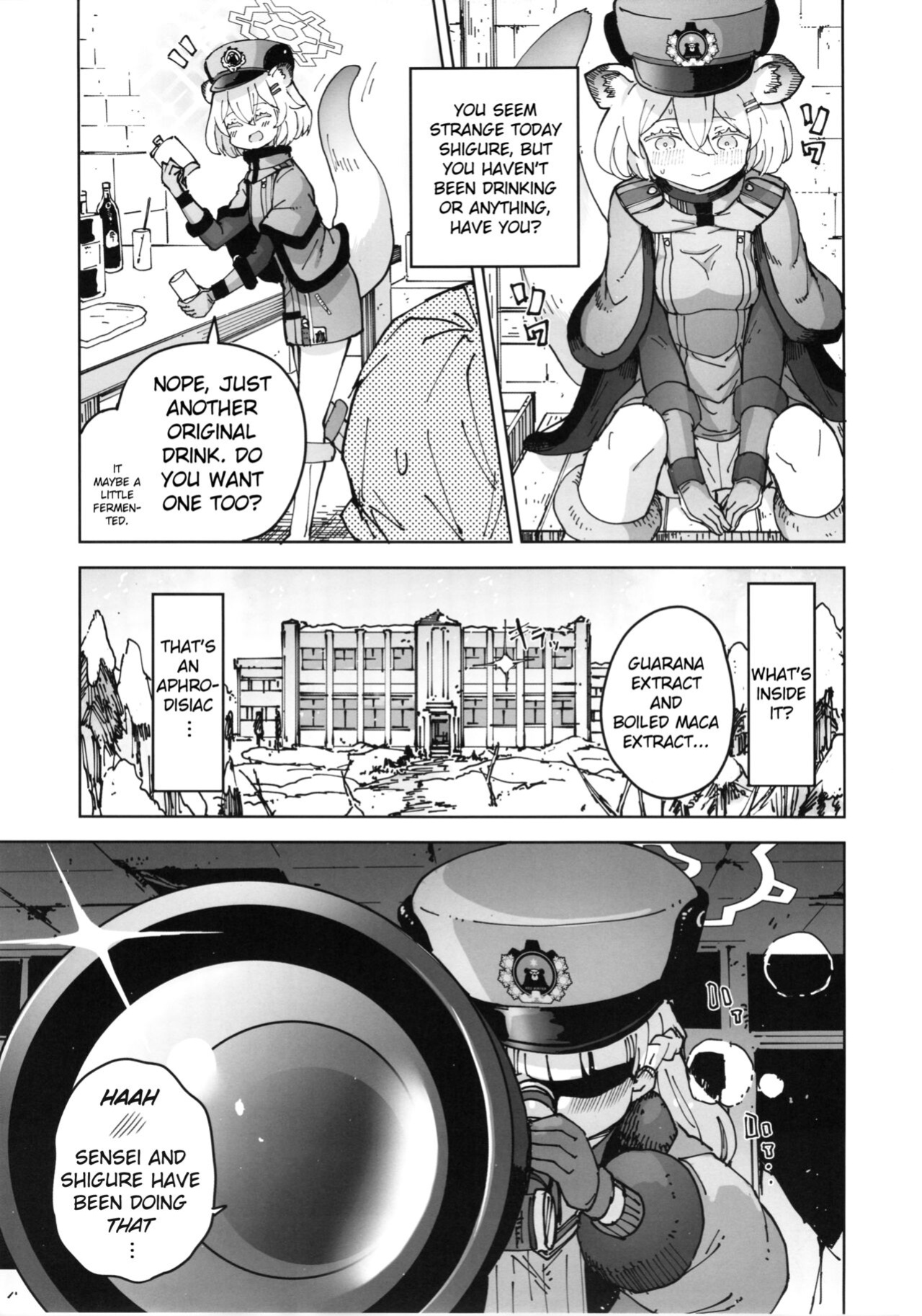 [MMU2000 (Mishima Hiroji)] Shigure and her little secret, she may be in heat (Blue Archive) [ENGLISH]