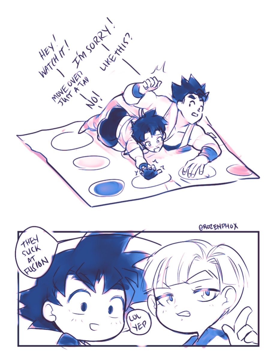 [Puffphox] Puffphox artwork mix with Gohan x Videl one shot comic