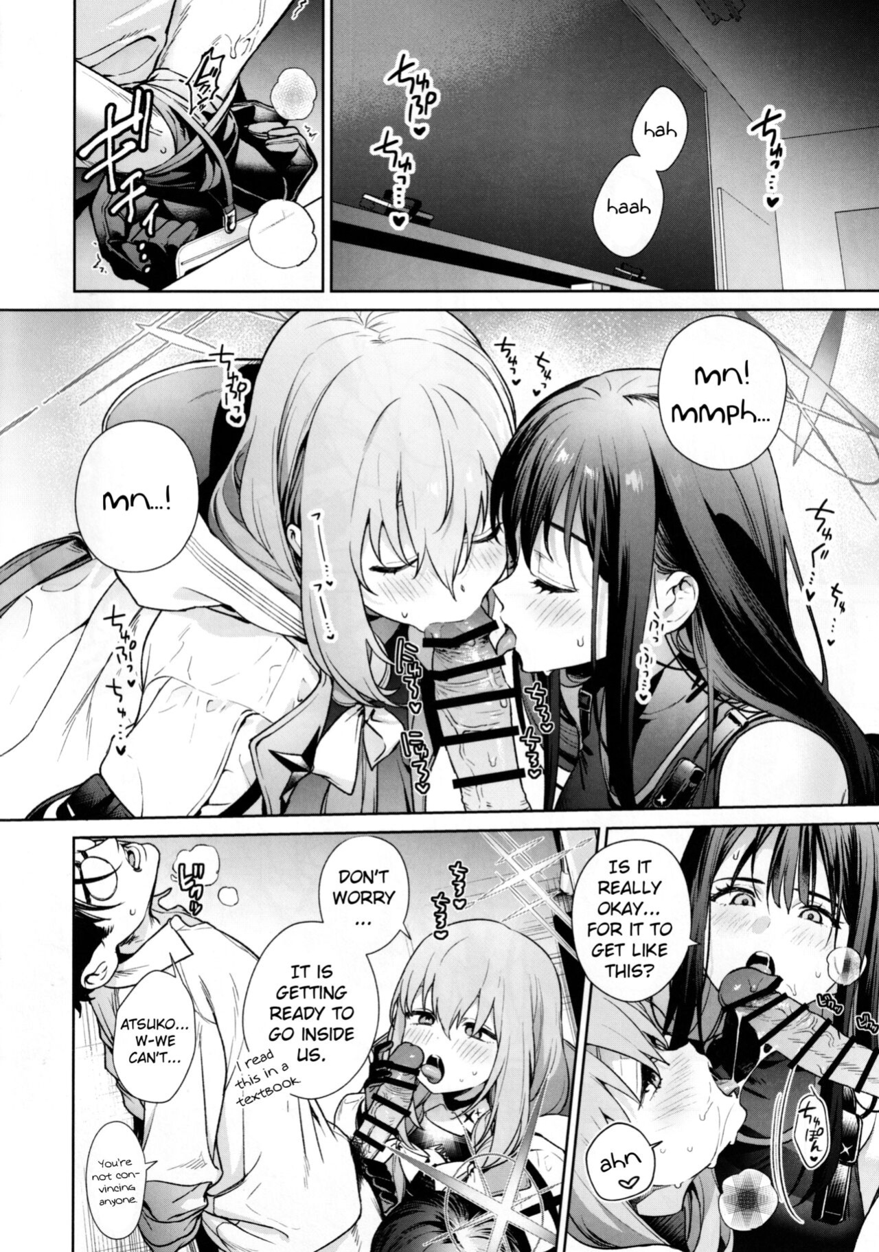 (C101) [Ozitan Yasan (Mameojitan)] Saori to Atsuko ni Obenkyou Oshieru Hon | A Book About Teaching Saori and Atsuko How to Study (Blue Archive) [Douzo Lad Translations]