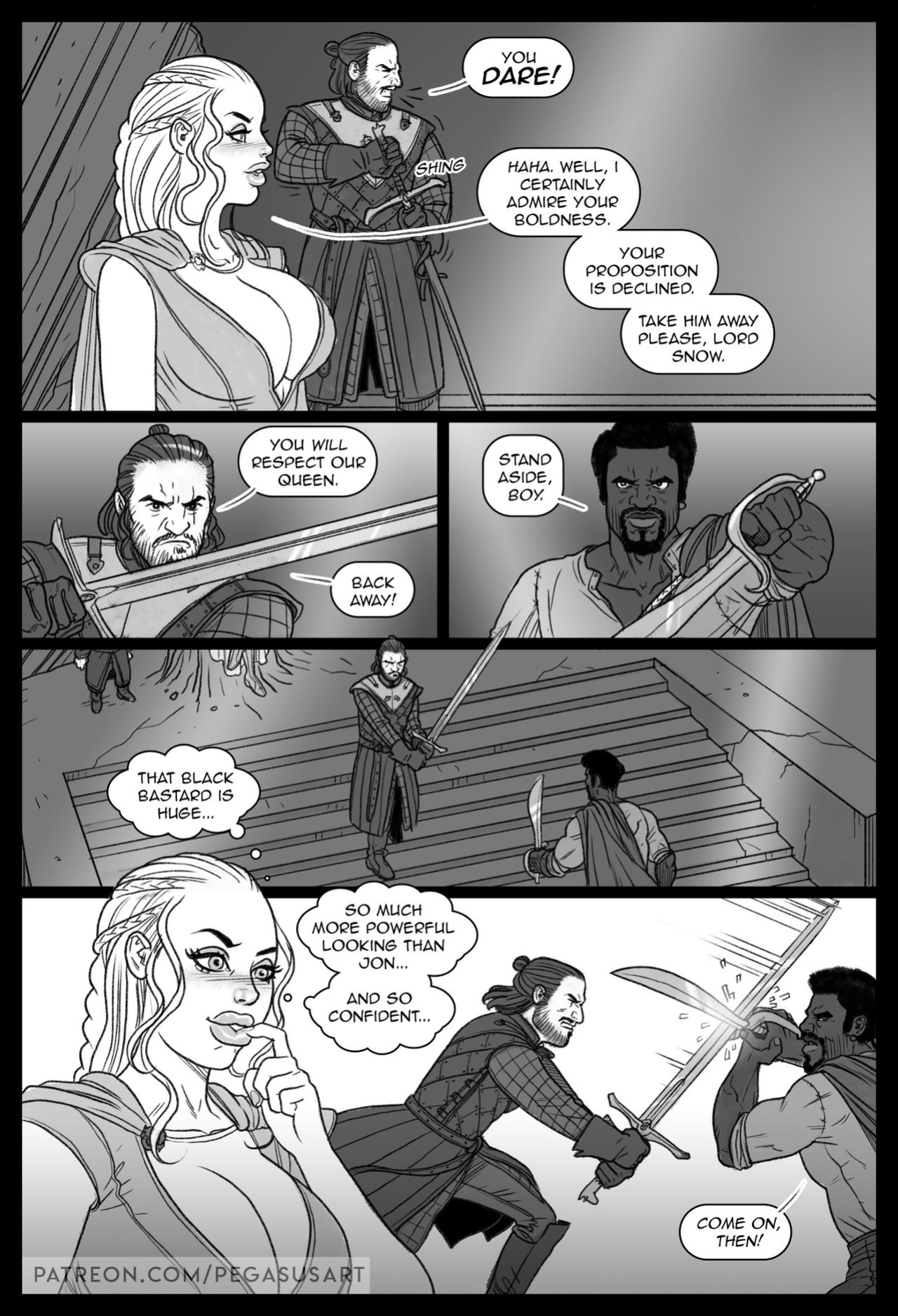 [Pegasus] Game of Thrones - BLACKED 1 - Daenerys Dominated