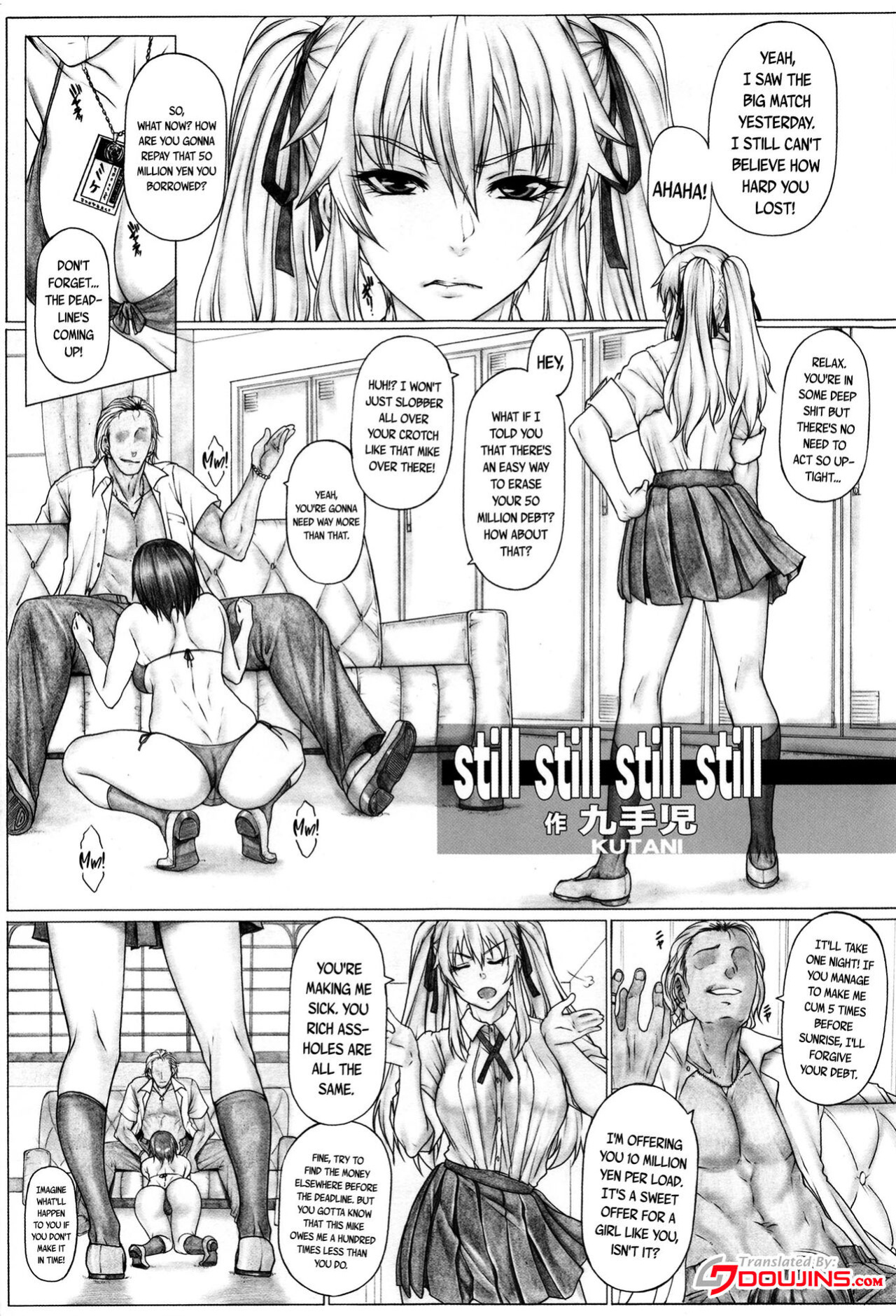 (C100) [AXZ (Kutani)] Angel's Stroke 142 Hamegurui 5th Shot Sex Showdown About Cumming 5 Times With Just One Condom And There's 50 million Yen On The Line .