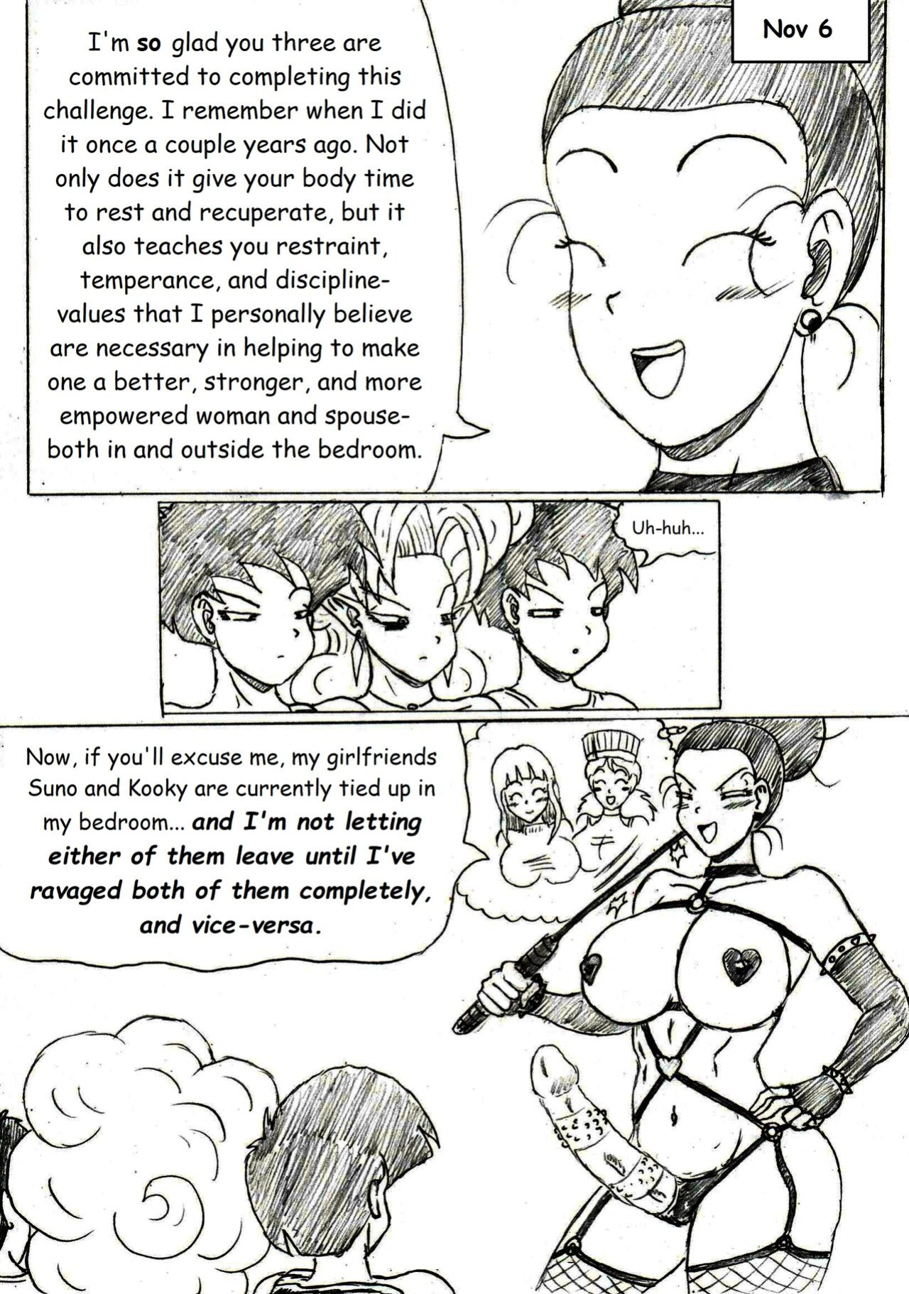 [TheWriteFiction] No Nut November (Dragon Ball Z)