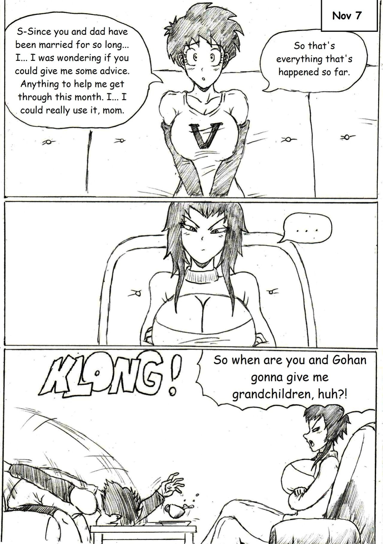 [TheWriteFiction] No Nut November (Dragon Ball Z)