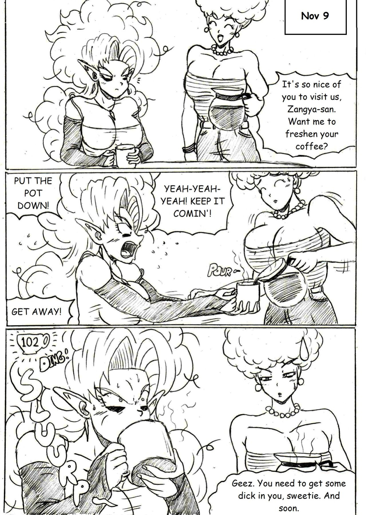 [TheWriteFiction] No Nut November (Dragon Ball Z)