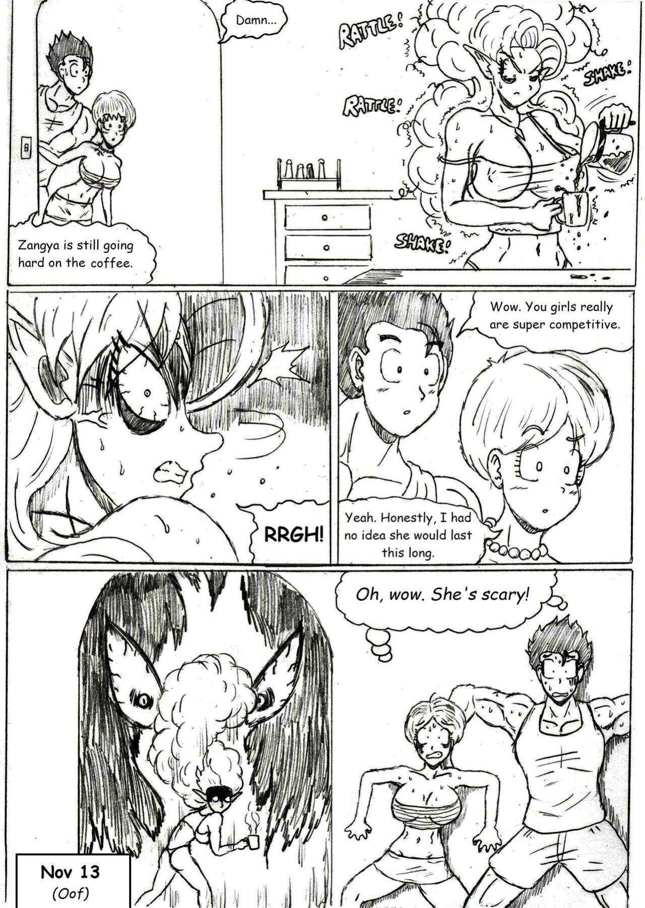 [TheWriteFiction] No Nut November (Dragon Ball Z)