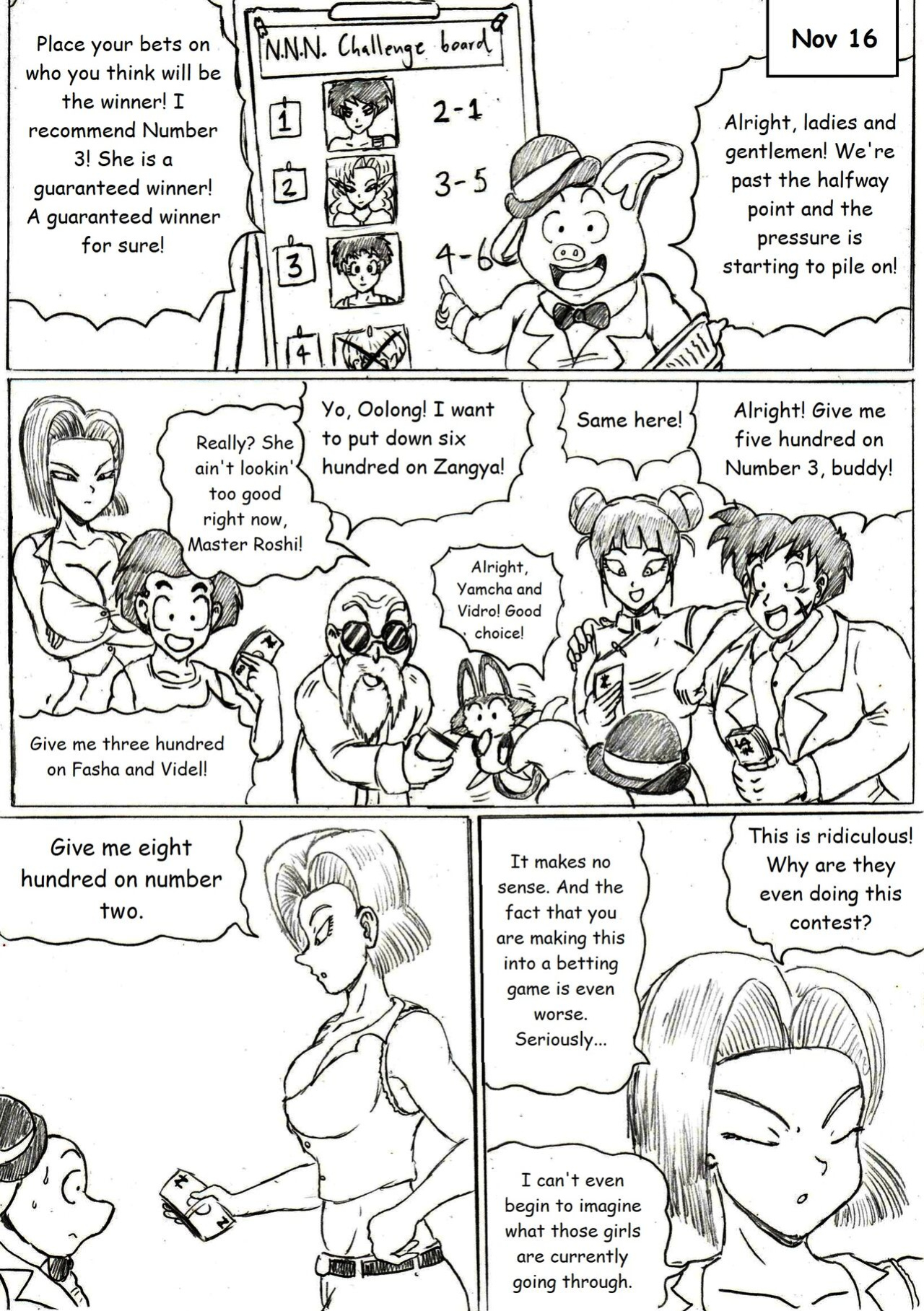 [TheWriteFiction] No Nut November (Dragon Ball Z)
