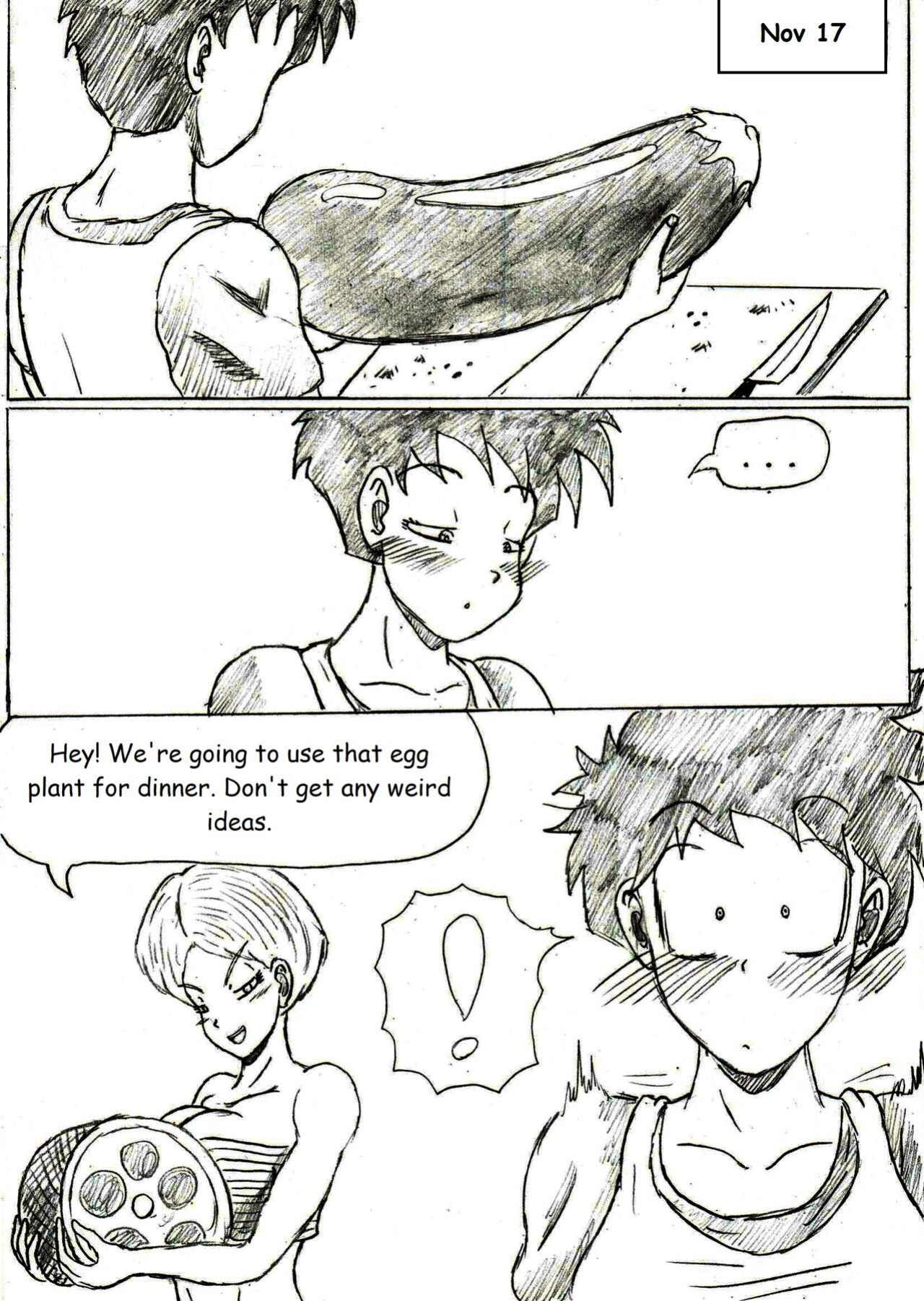 [TheWriteFiction] No Nut November (Dragon Ball Z)