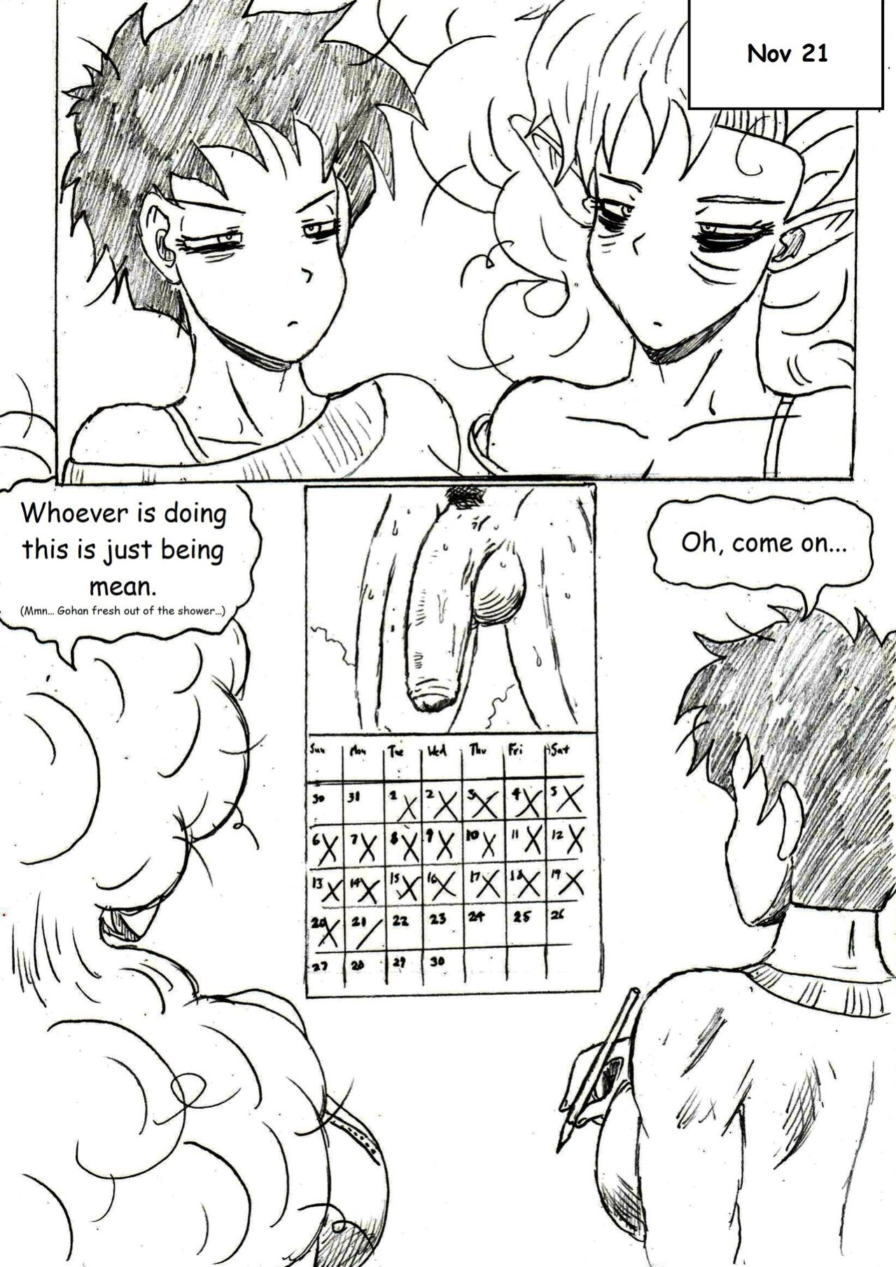 [TheWriteFiction] No Nut November (Dragon Ball Z)