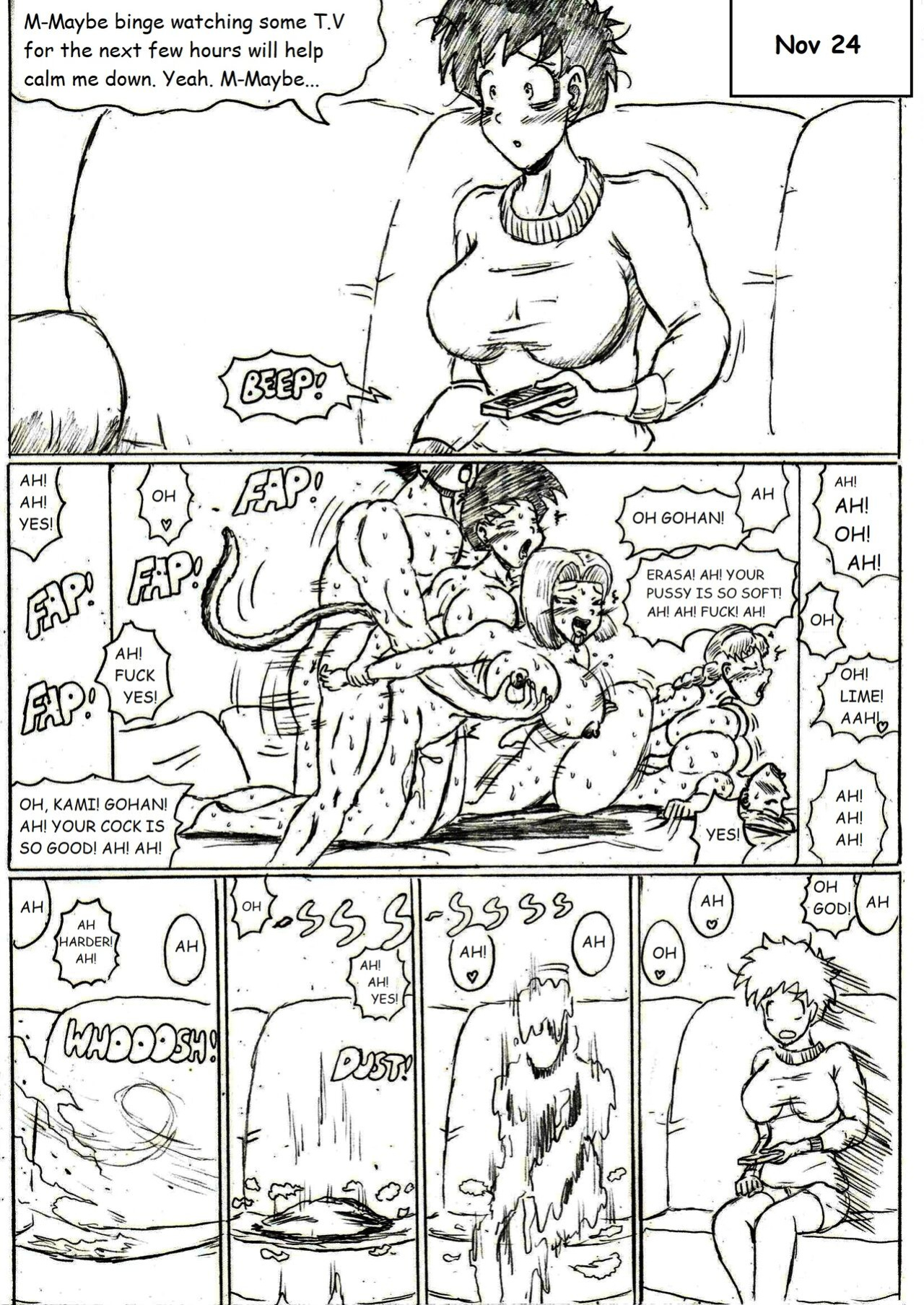 [TheWriteFiction] No Nut November (Dragon Ball Z)