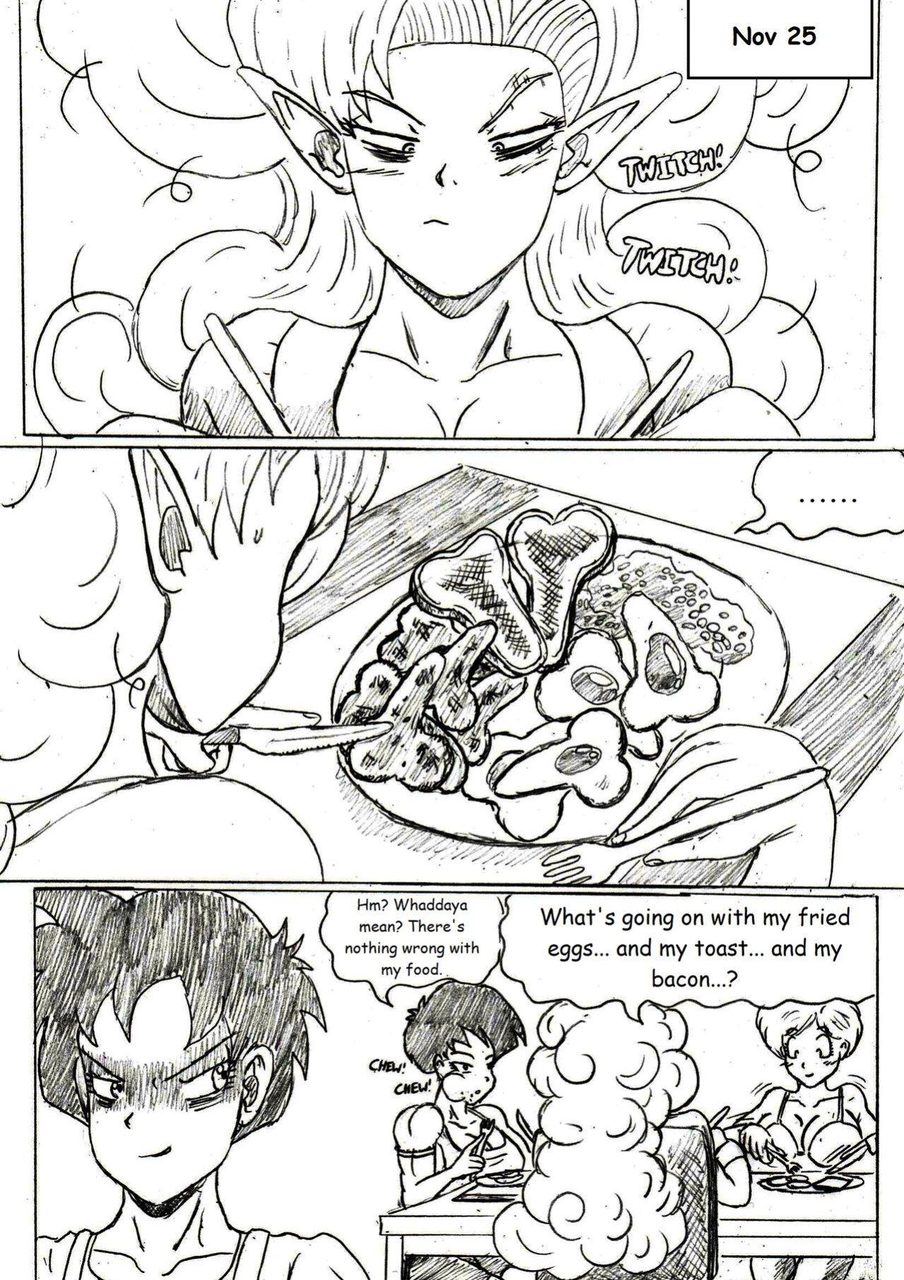 [TheWriteFiction] No Nut November (Dragon Ball Z)