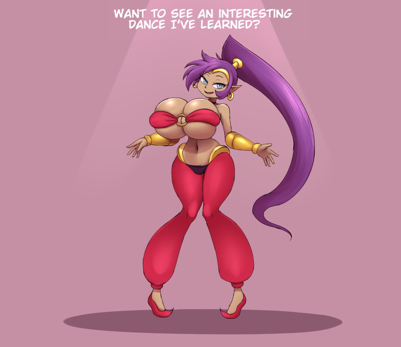 [Metachoke] Shantae Breast Expansion Compilation