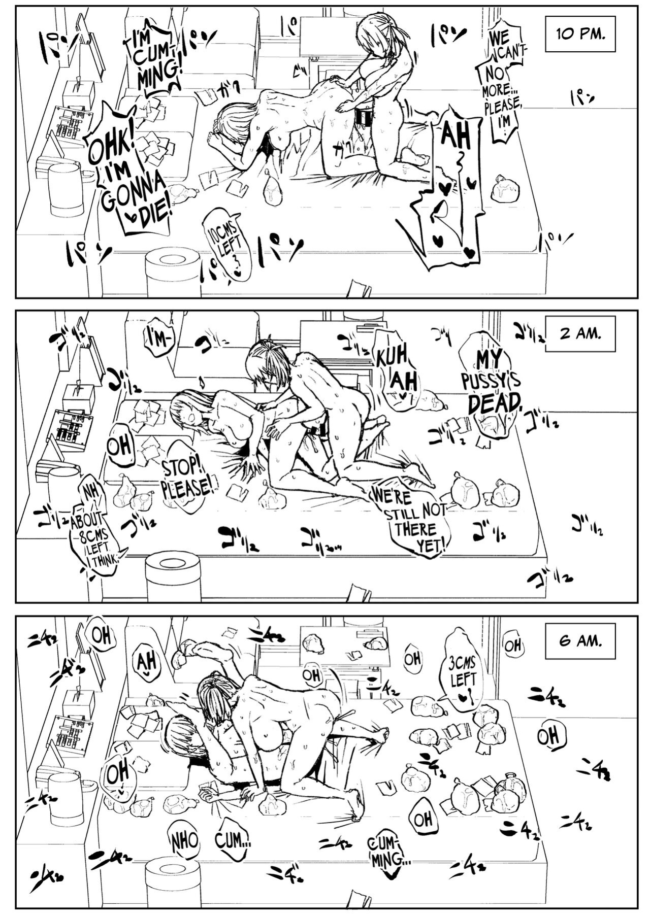 [Contamination (eigetu)] Josei Muke Fuuzoku Tanondara Futanari ga Kite Shinuhodo Ikasarete Hamaru Ohanashi | Fucked to Death After Putting In A Request At A Woman's Brothel [Mr_Person]