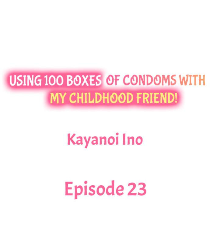 [Kayanoi Ino] Using 100 Boxes of Condoms With My Childhood Friend! (Complete)