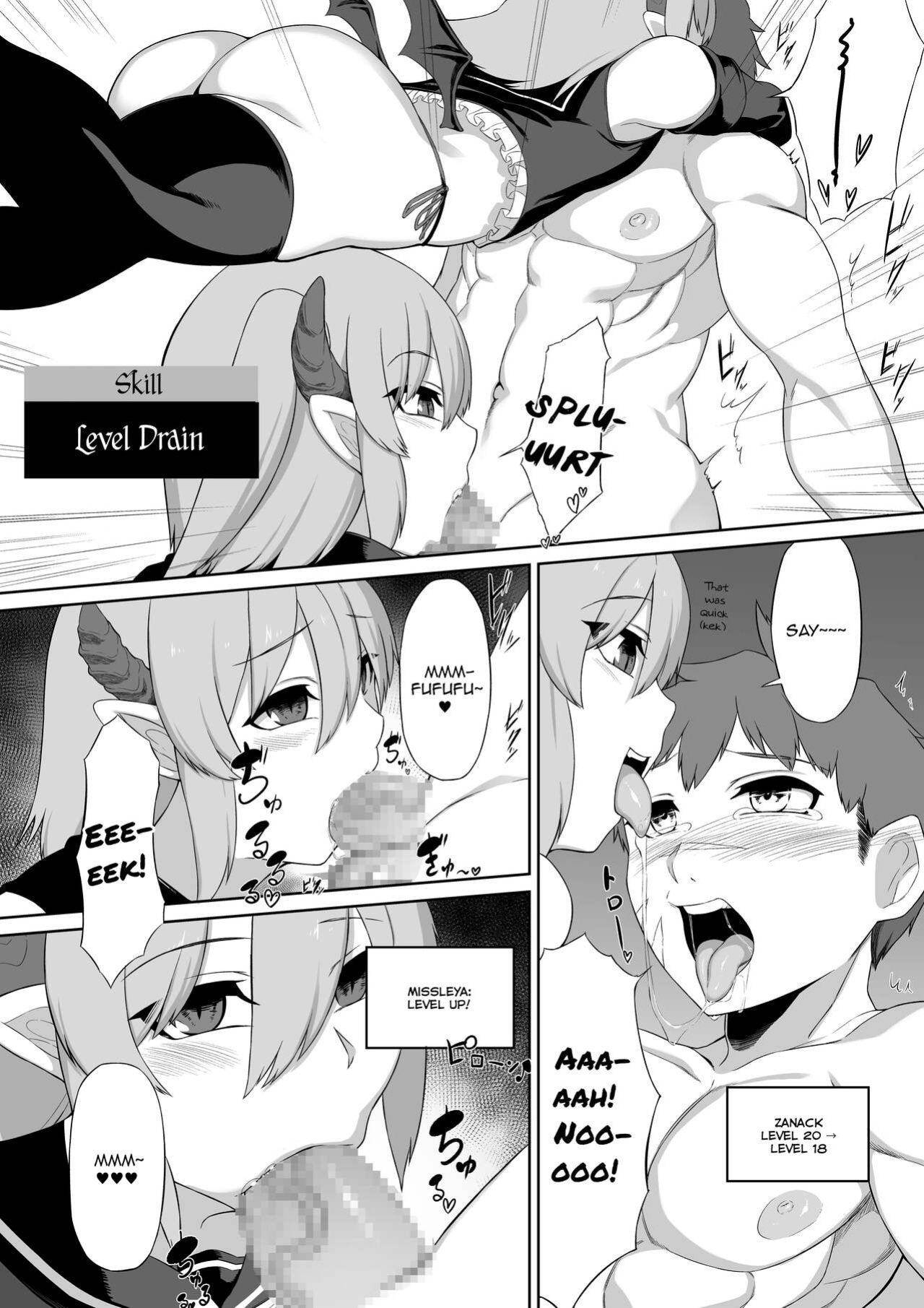[Blitzkrieg (Moscow)] Futago Succubus to Mahou no Onaho | The Succubus Twins and the Magical Onahole [FemdomScans]