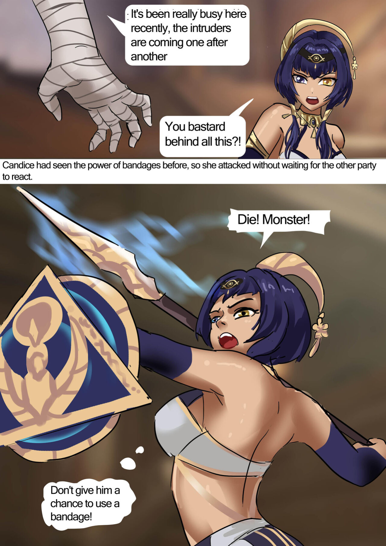 [King] Original_God_Binding_-_Candace_and_Dehya
