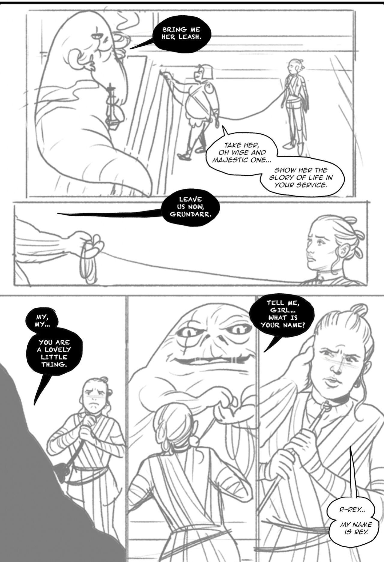 [Pegasus] Rey: Slave of the Hutt [COMPLETED]