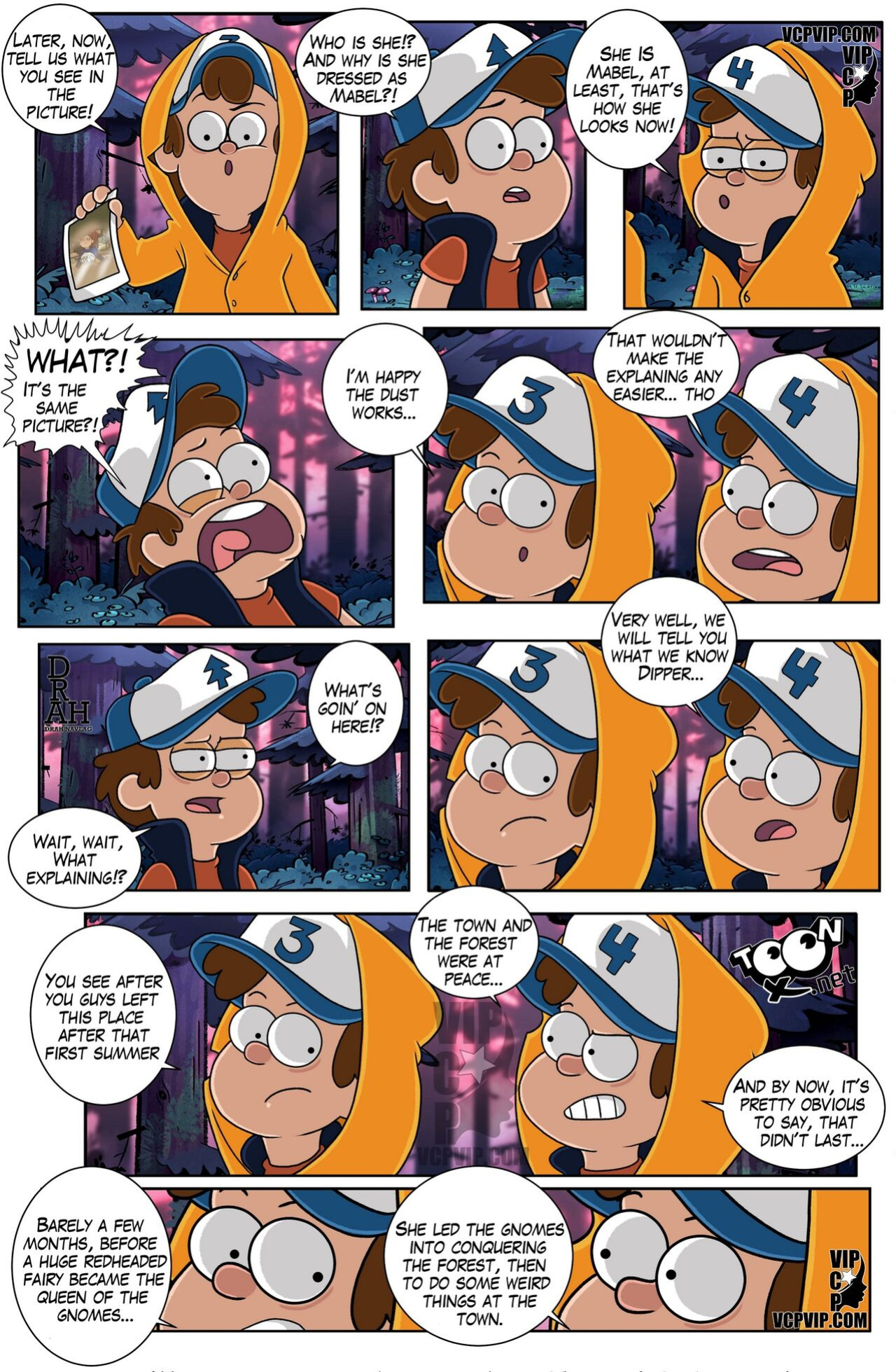 [Drah Navlag] Un Verano de Placer 5 [Gravity Falls] [Kalock]