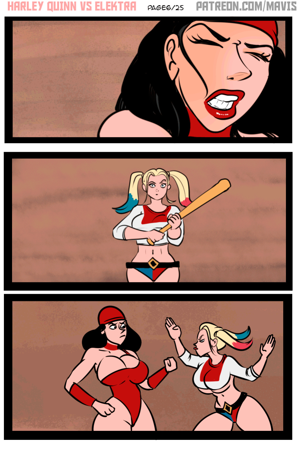 [Mavruda] Battle of Supes: Elektra vs Harley Quinn