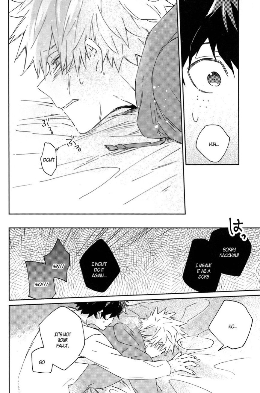 (SUPER27) [Shounen-H (Yuuki)] Boku no Sanso de Ikiteite - Live by my side. (Boku no Hero Academia) [Sudden Happiness Scans]