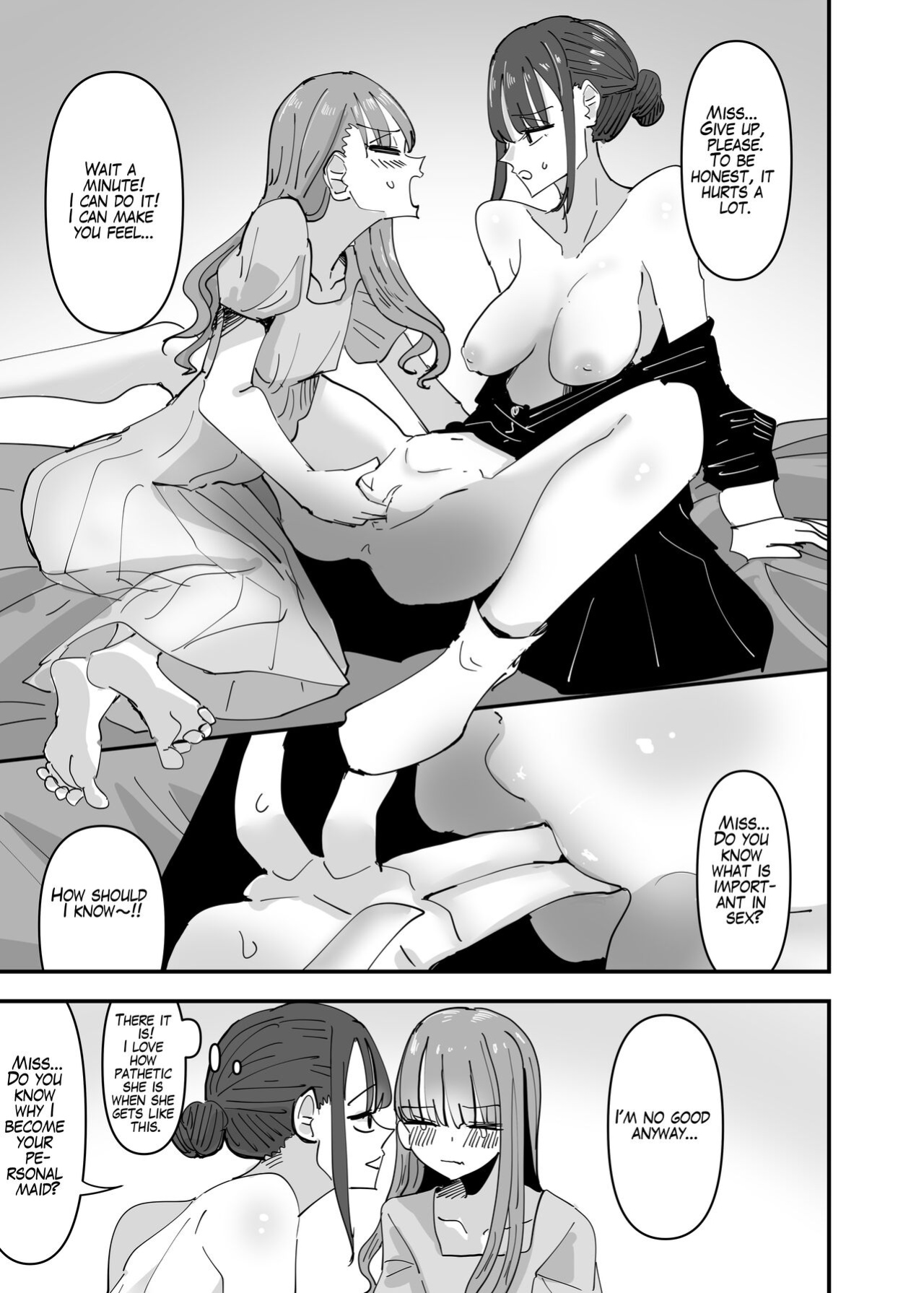 [Aweida] Ijiwaru na Do-S Maid o Wakarasetai Ojou-sama no Hanashi | Rich Girl Wants To Teach Her Sadistic Maid A Lesson [HONYAKU arms]