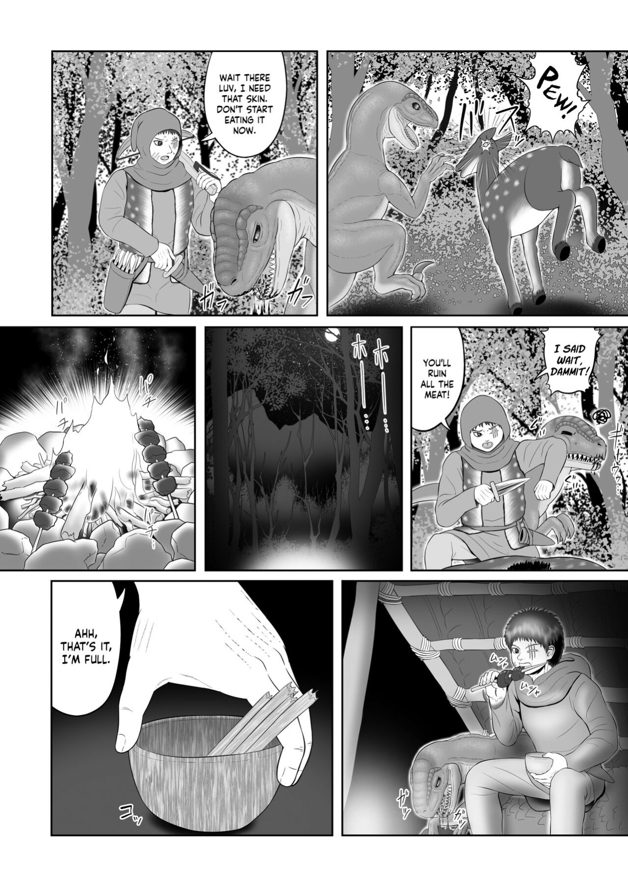 [Seiitsukyou (Goto-beido)] Beast Love Tales ~The Hunter and the Raptor~ [Kinsei Translations]