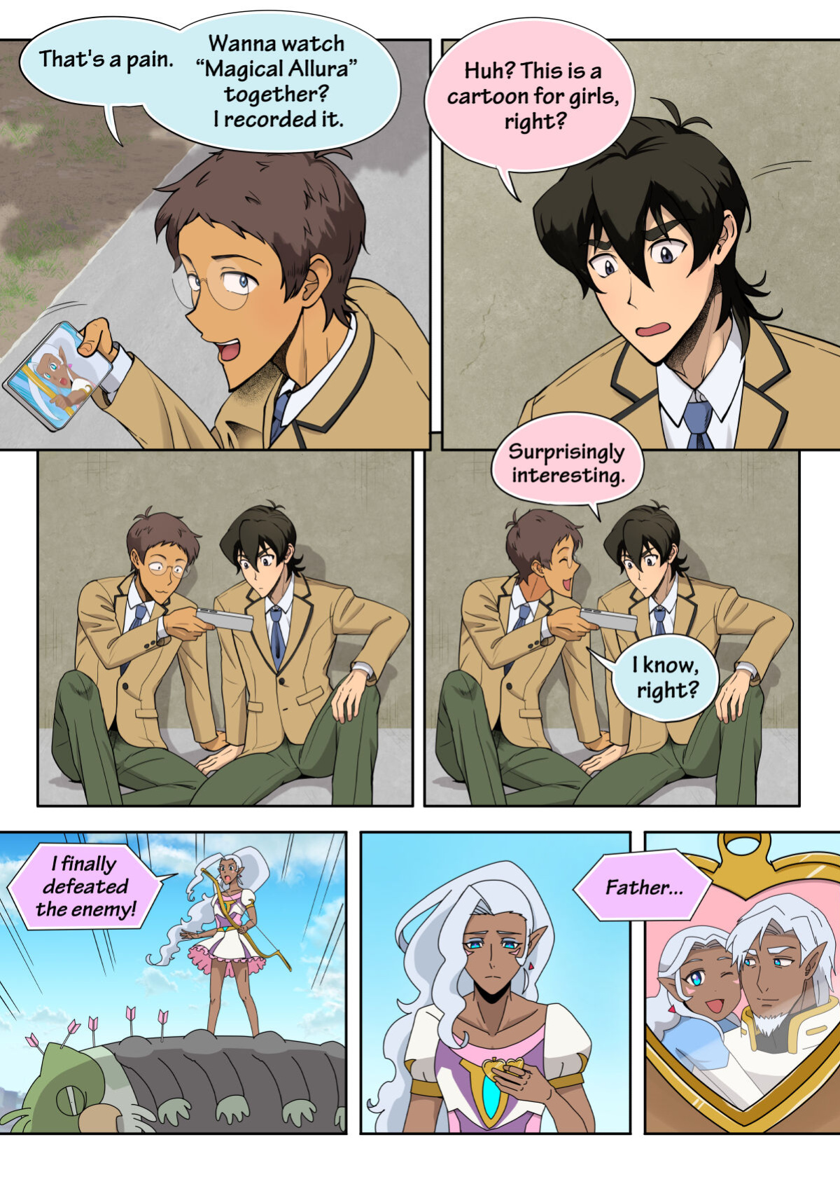 [halleseed] Boyfriend in a skirt (Voltron: Legendary Defender) [英語]