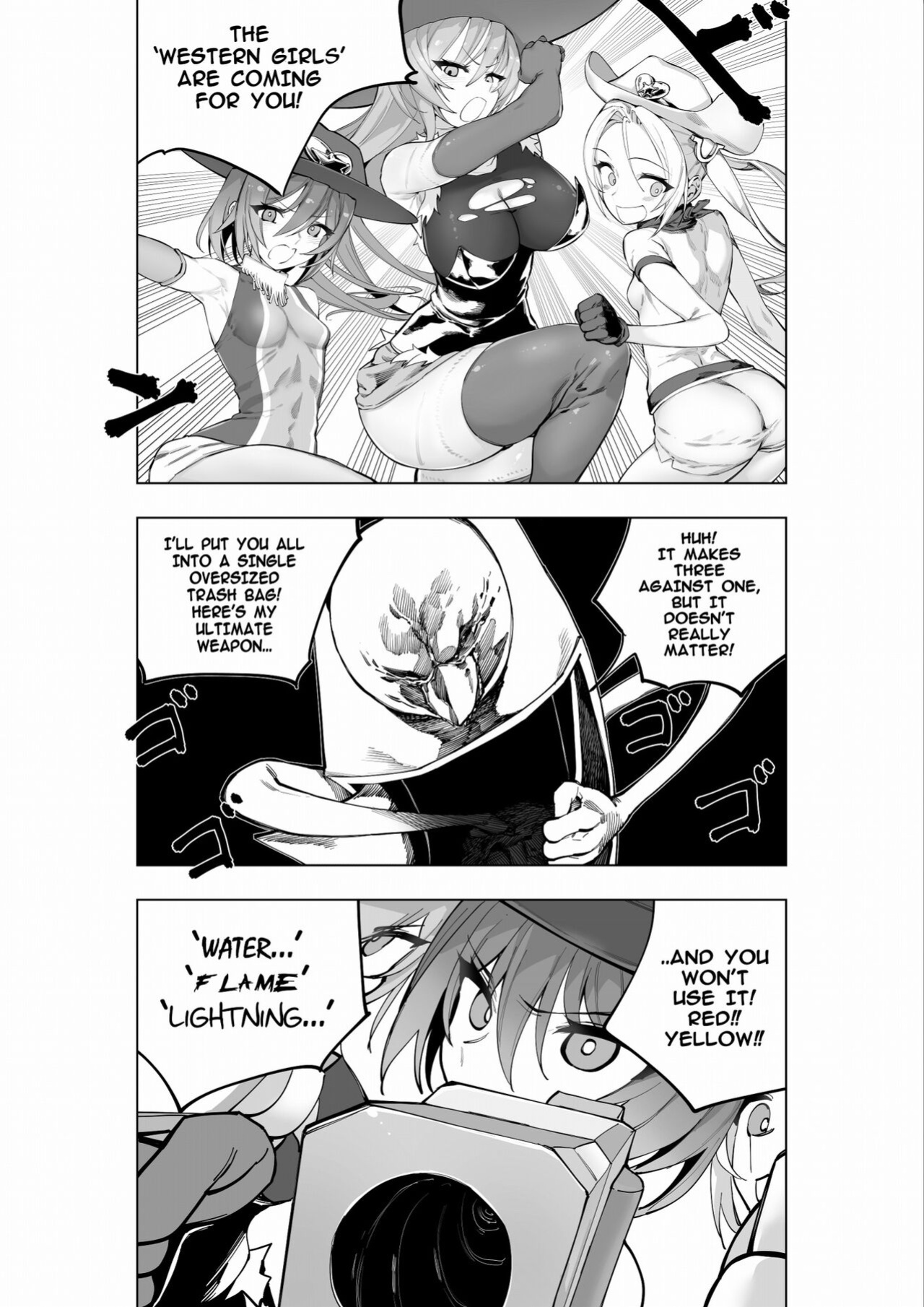 [Yumekakiya (MuuMuu, Kinbakuman)] Mahou Shoujo Western Girls Comic 7-wa Kouhen