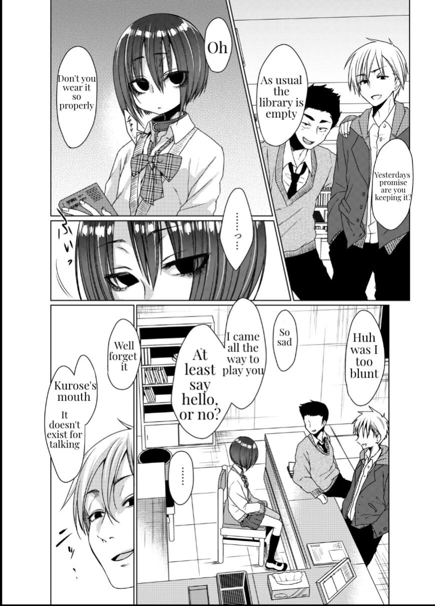 [Himitsukessya Usagi (Dancyo)] Mukuchi na Kurose-san wa Orera no Iinari | Silent Kurose [JeSe7]