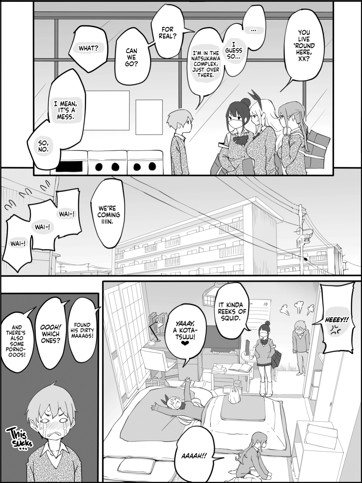 [Ailail (Ail)] Boku ni Harem SeFri ga Dekita Riyuu | How I Got Myself a Harem of Fuckbuddies [head empty]
