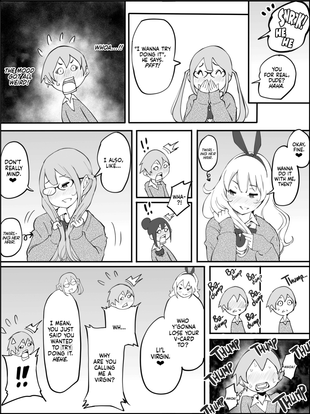 [Ailail (Ail)] Boku ni Harem SeFri ga Dekita Riyuu | How I Got Myself a Harem of Fuckbuddies [head empty]