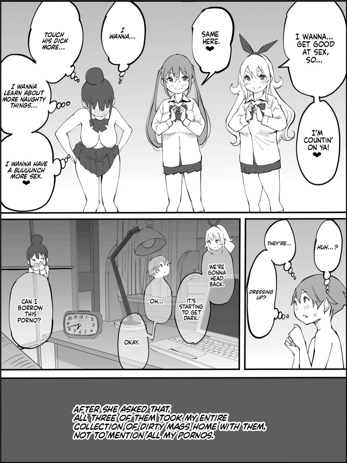 [Ailail (Ail)] Boku ni Harem SeFri ga Dekita Riyuu | How I Got Myself a Harem of Fuckbuddies [head empty]