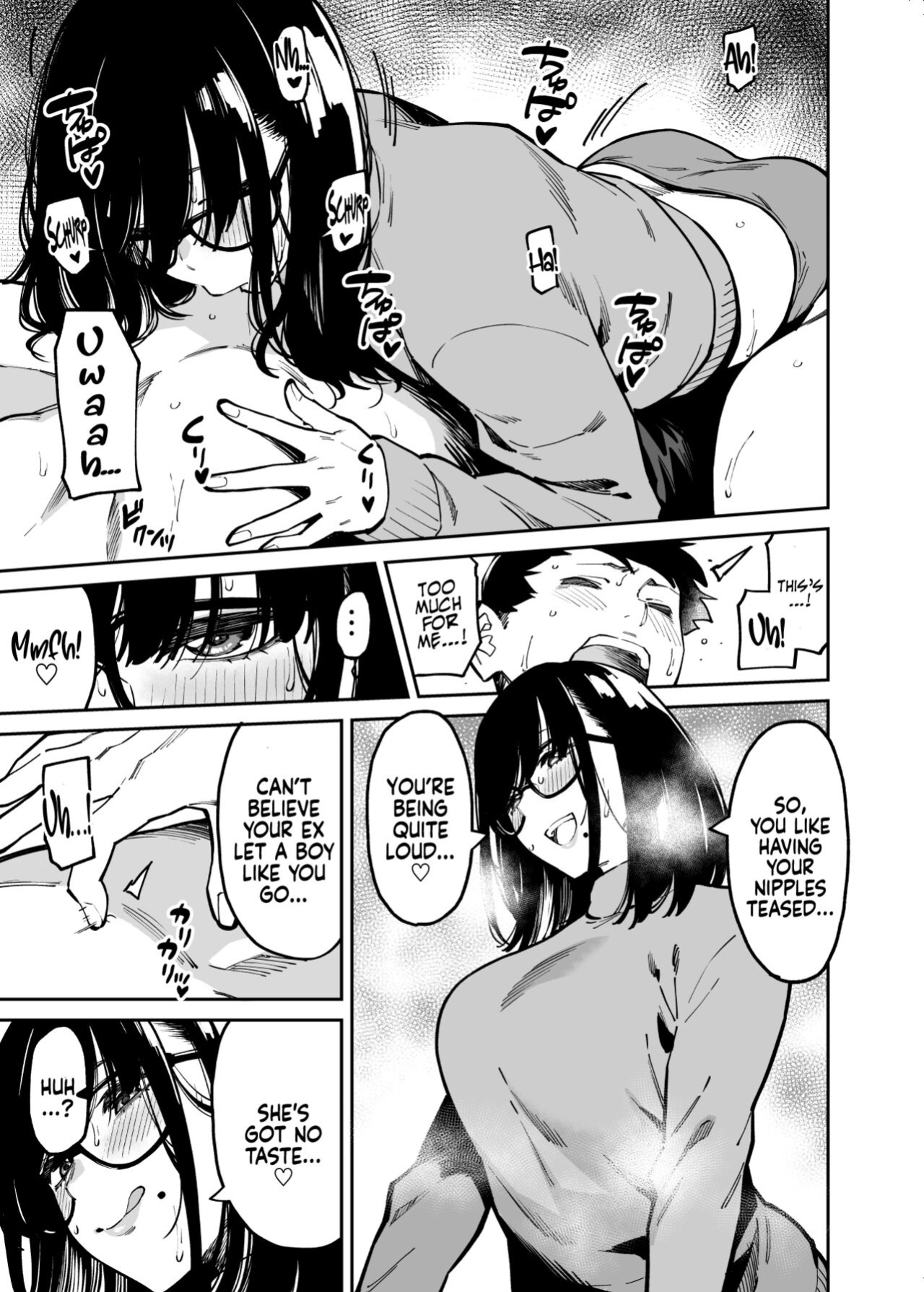 [Uchuusen Shoujigou (Shouji Nigou)] Otonari no Darashina Onee-san ni Nagusamerareru Hanashi | Comforted by the Sloppy Girl Next Door [Coffedrug]