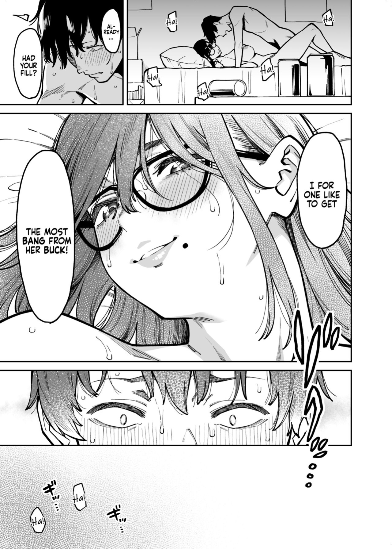 [Uchuusen Shoujigou (Shouji Nigou)] Otonari no Darashina Onee-san ni Nagusamerareru Hanashi | Comforted by the Sloppy Girl Next Door [Coffedrug]