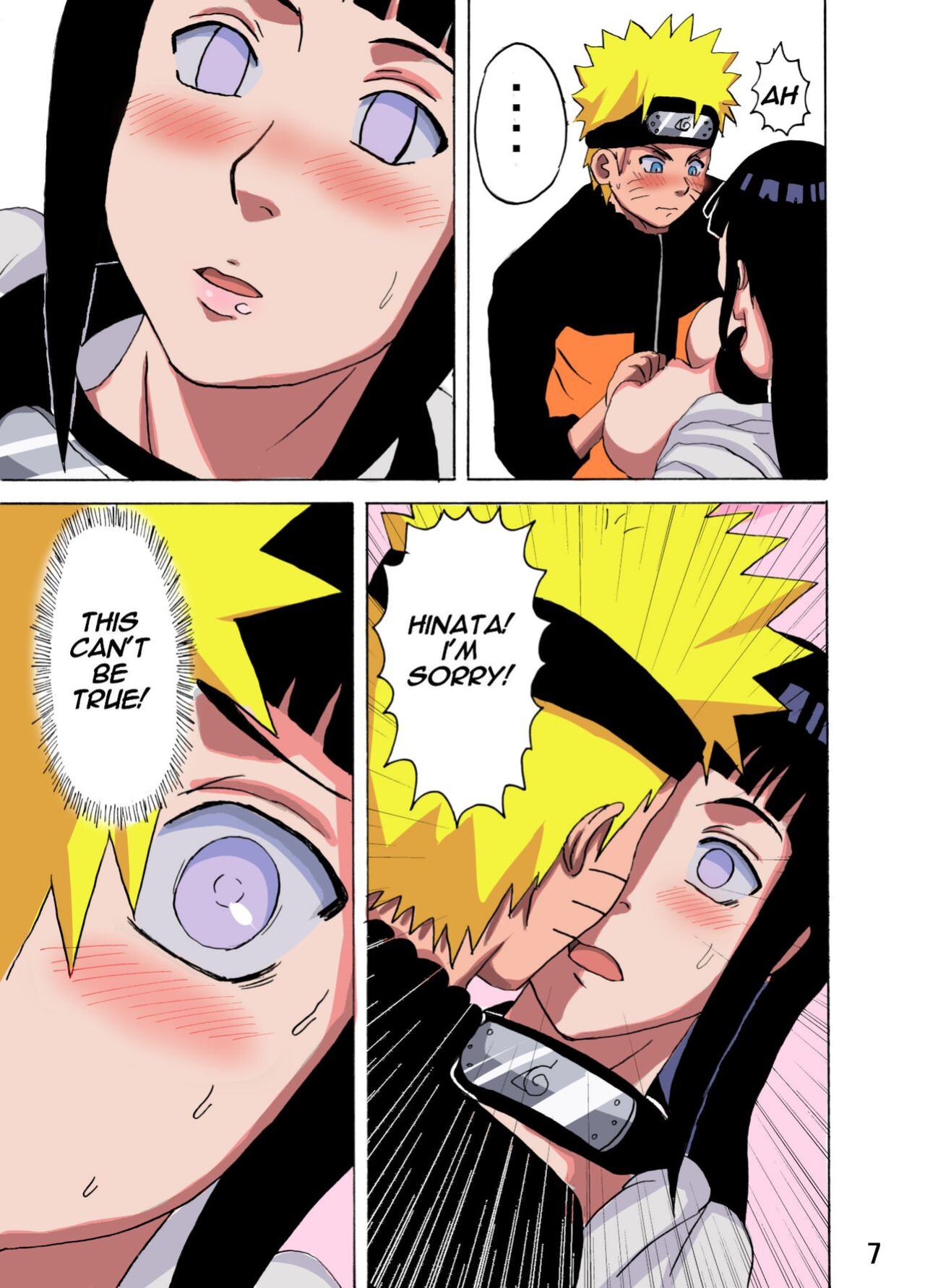 [Naruho-dou (Naruhodo)] Hinata Ganbaru! | Hinata Fight! (Naruto) [Colorized]