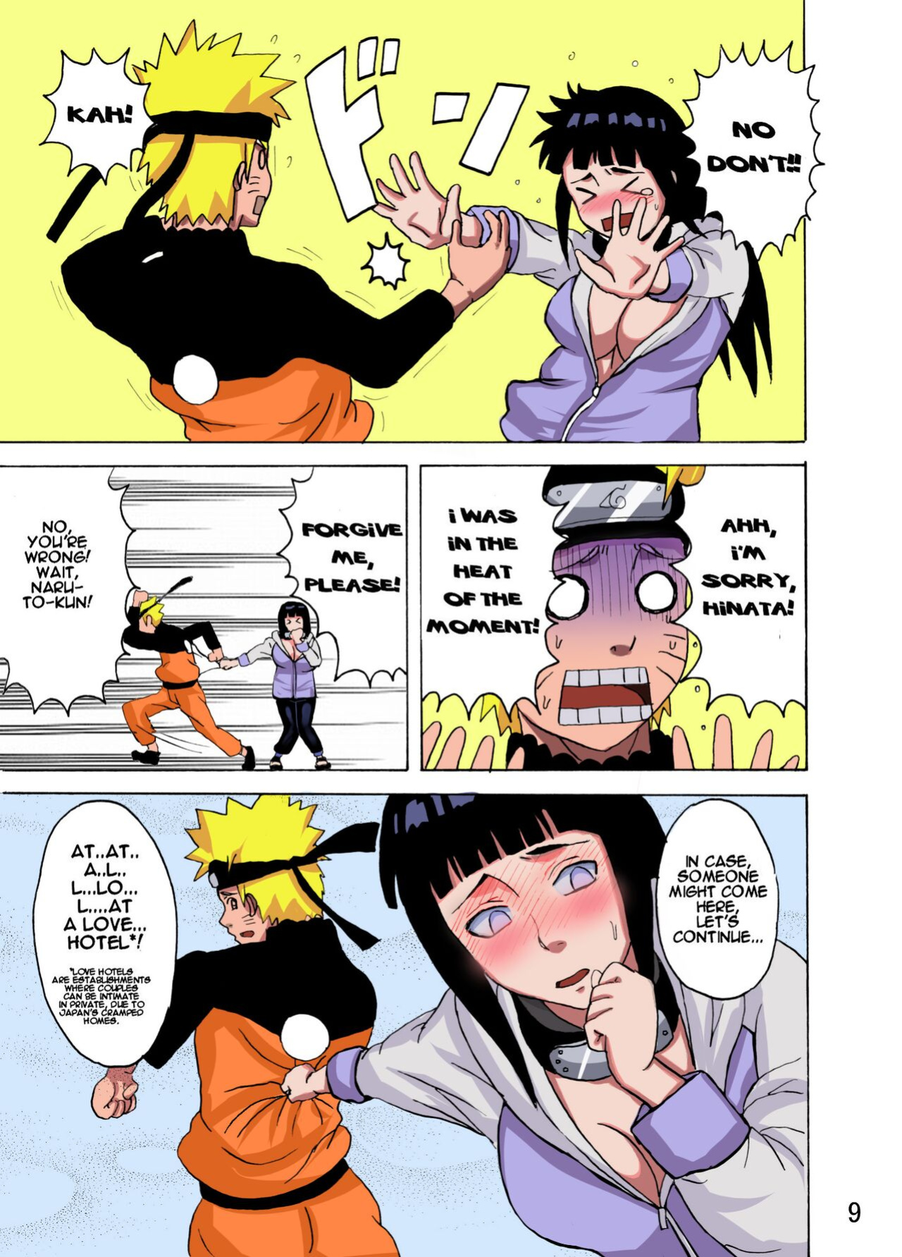 [Naruho-dou (Naruhodo)] Hinata Ganbaru! | Hinata Fight! (Naruto) [Colorized]