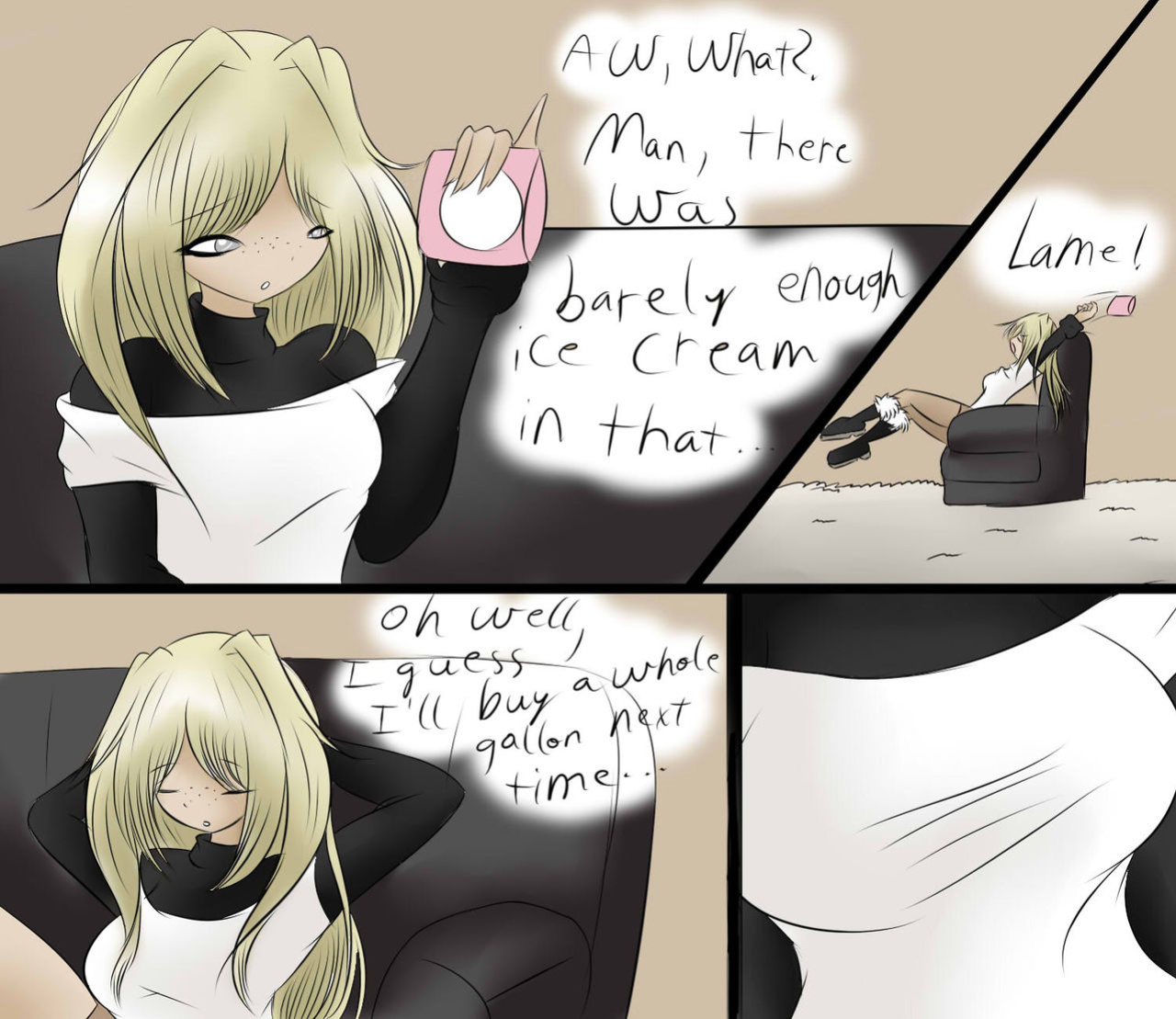 [DullVivid] Ice Cream Breast Expansion +New Pages/Redraws